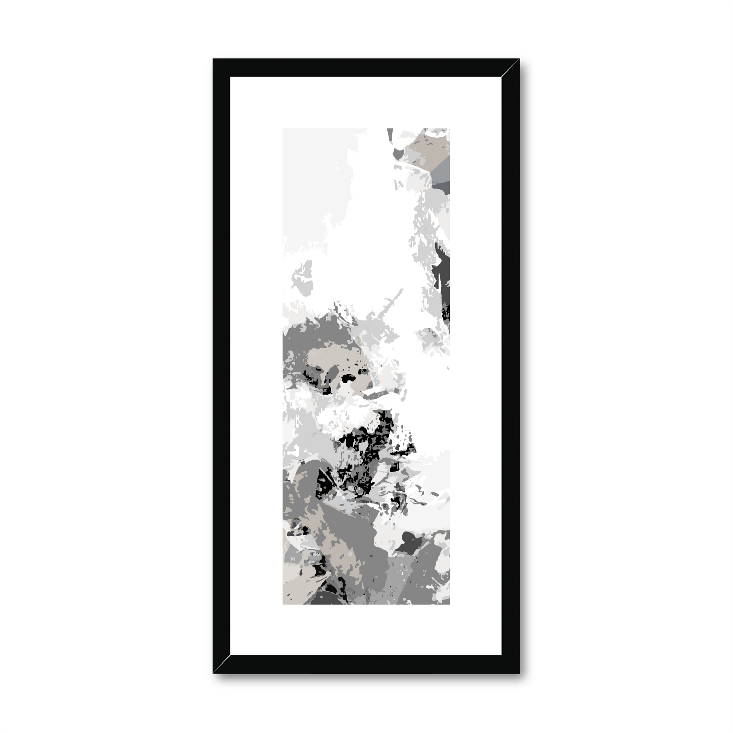 Framed Graphic Art Print, White Mat - 12x24 inches | FP-1200-7694
