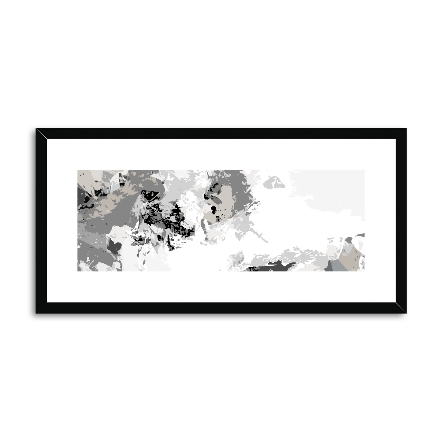 Framed Graphic Art Print, White Mat - 12x24 inches | FP-1200-7694