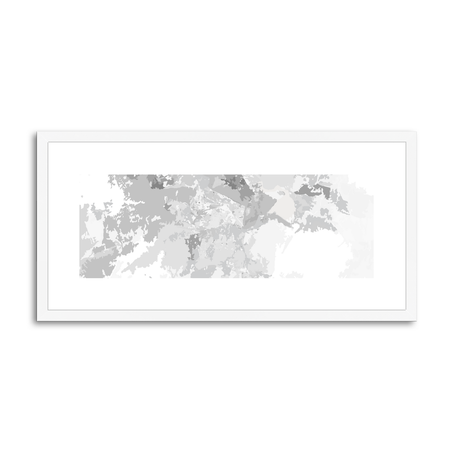 Framed Graphic Art Print, White Mat - 12x24 inches | FP-1200-7698