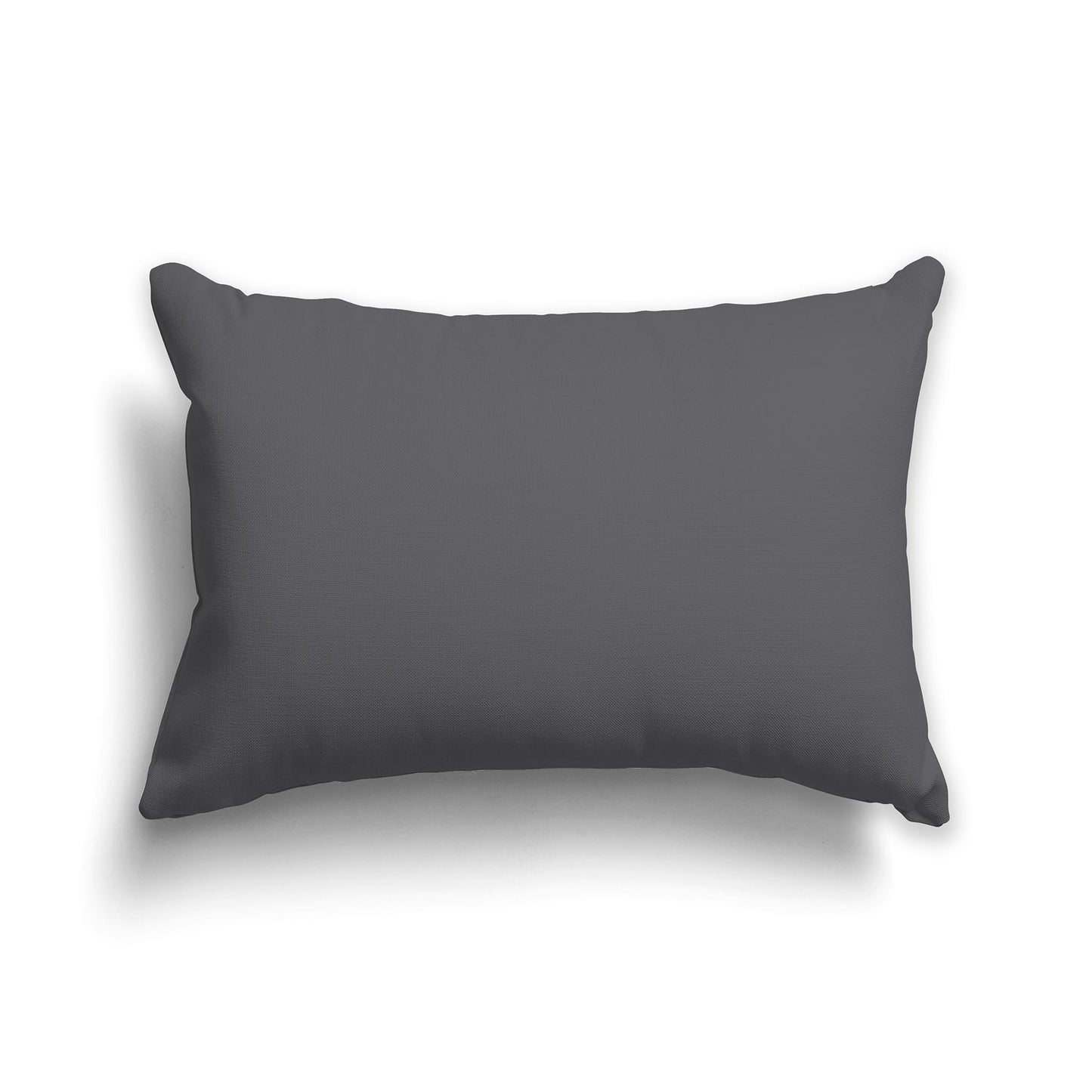 Square Throw Pillow in Solid Grey
