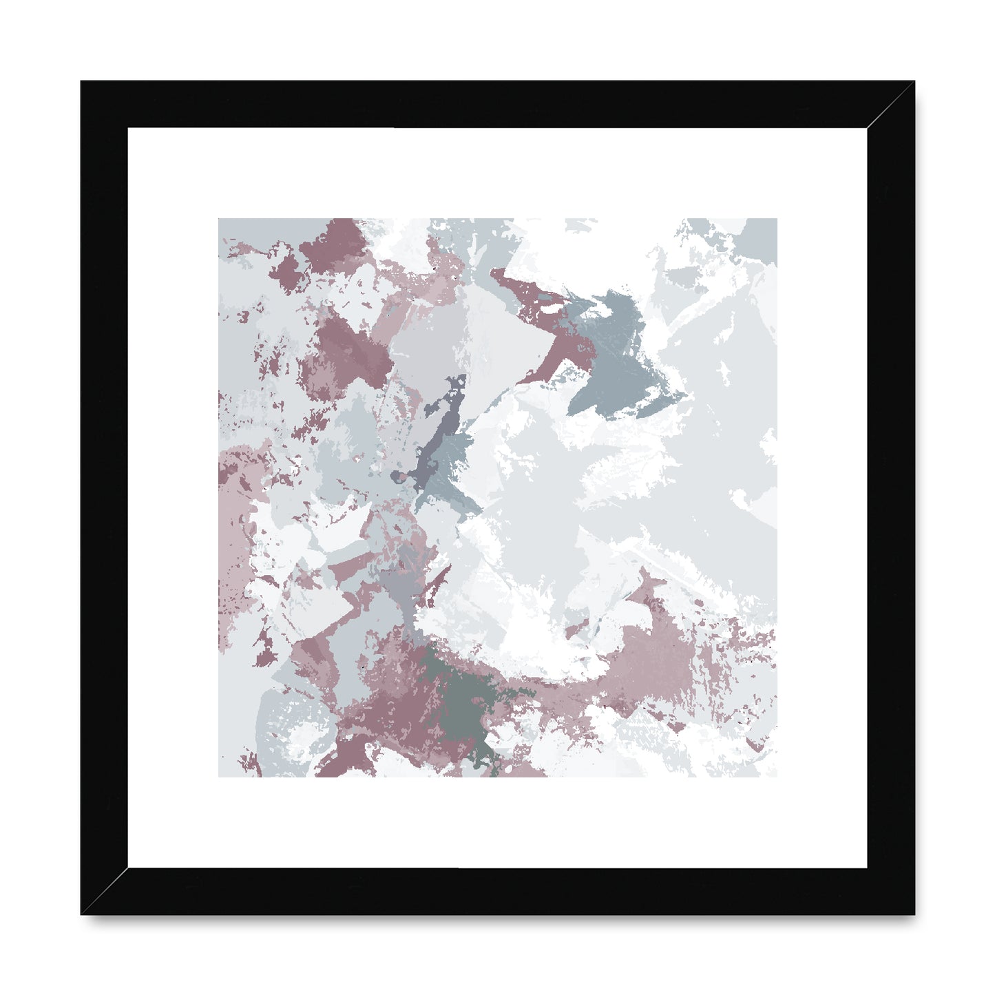 Framed Graphic Art Print, White Mat - 8x8 12x12 16x16 20x20 24x24 28x28 inches | FPS-1210-7691