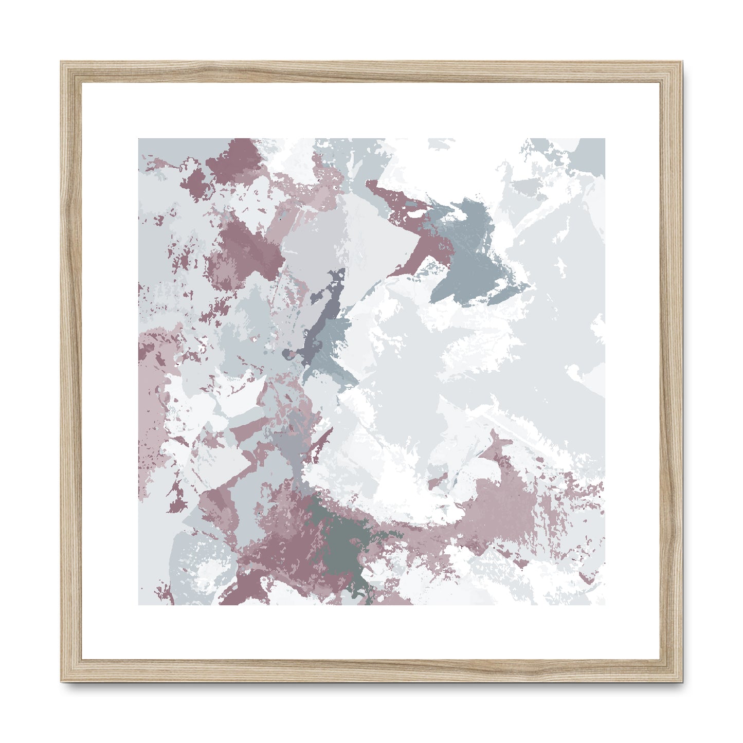 Framed Graphic Art Print, White Mat - 8x8 12x12 16x16 20x20 24x24 28x28 inches | FPS-1210-7691