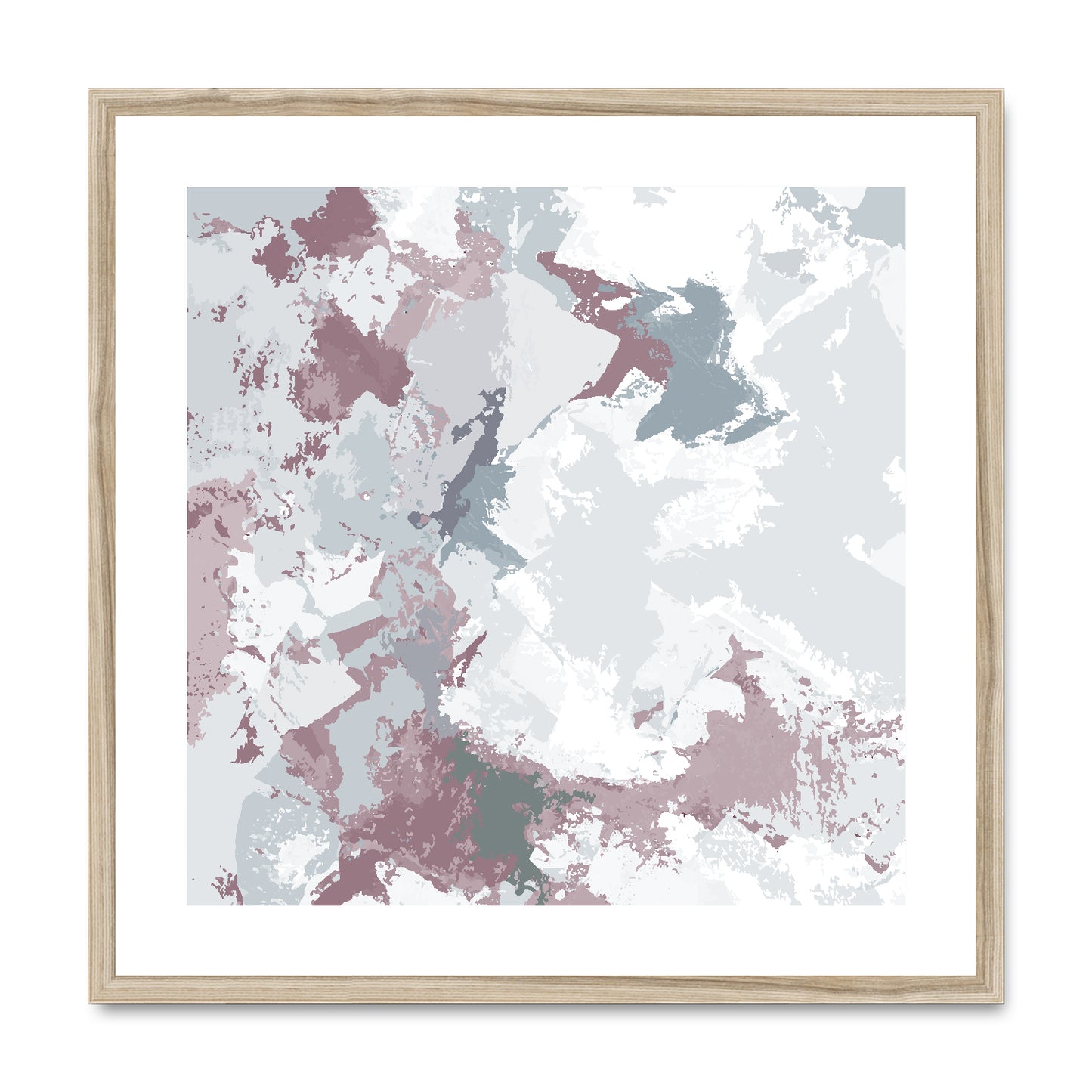 Framed Graphic Art Print, White Mat - 8x8 12x12 16x16 20x20 24x24 28x28 inches | FPS-1210-7691