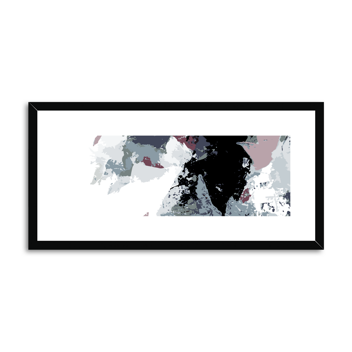 Framed Graphic Art Print, White Mat - 12x24 inches | FP-1210-7692