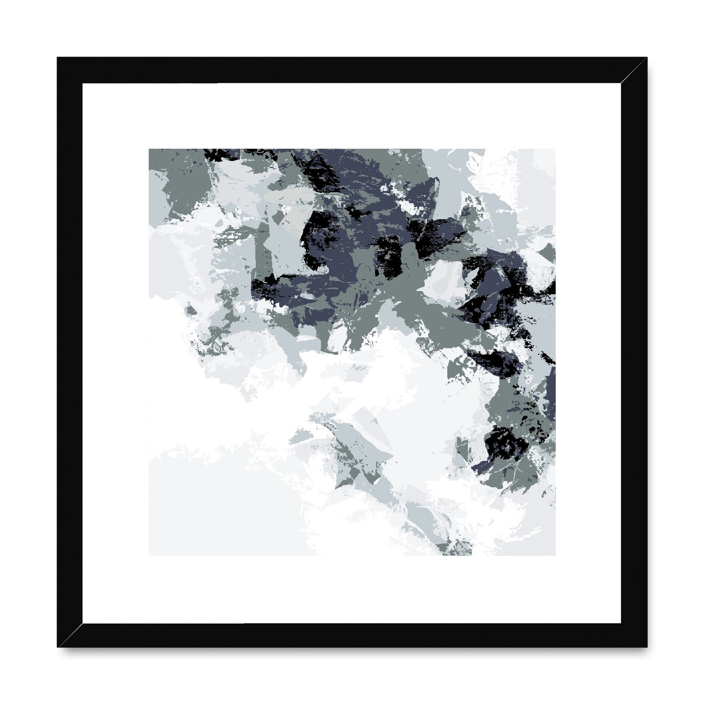 Framed Graphic Art Print, White Mat - 8x8 12x12 16x16 20x20 24x24 28x28 inches | FPS-1210-7693