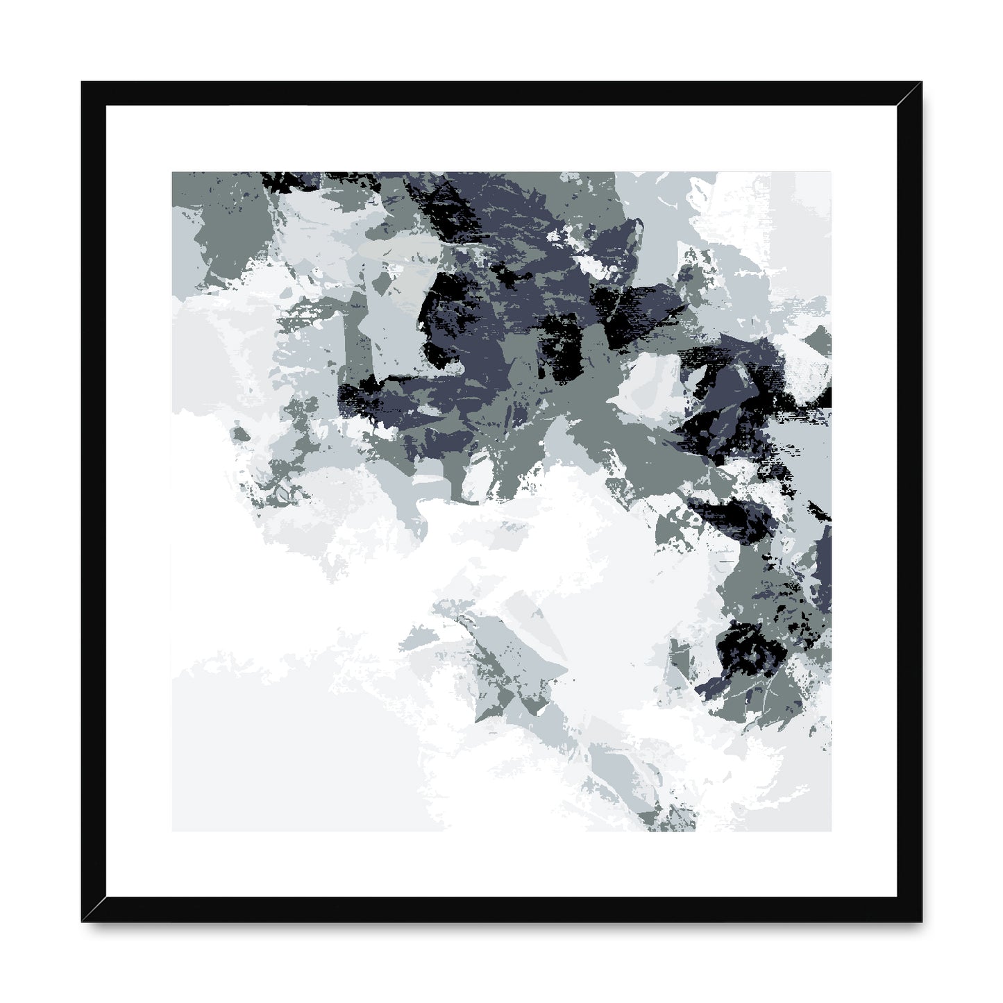 Framed Graphic Art Print, White Mat - 8x8 12x12 16x16 20x20 24x24 28x28 inches | FPS-1210-7693