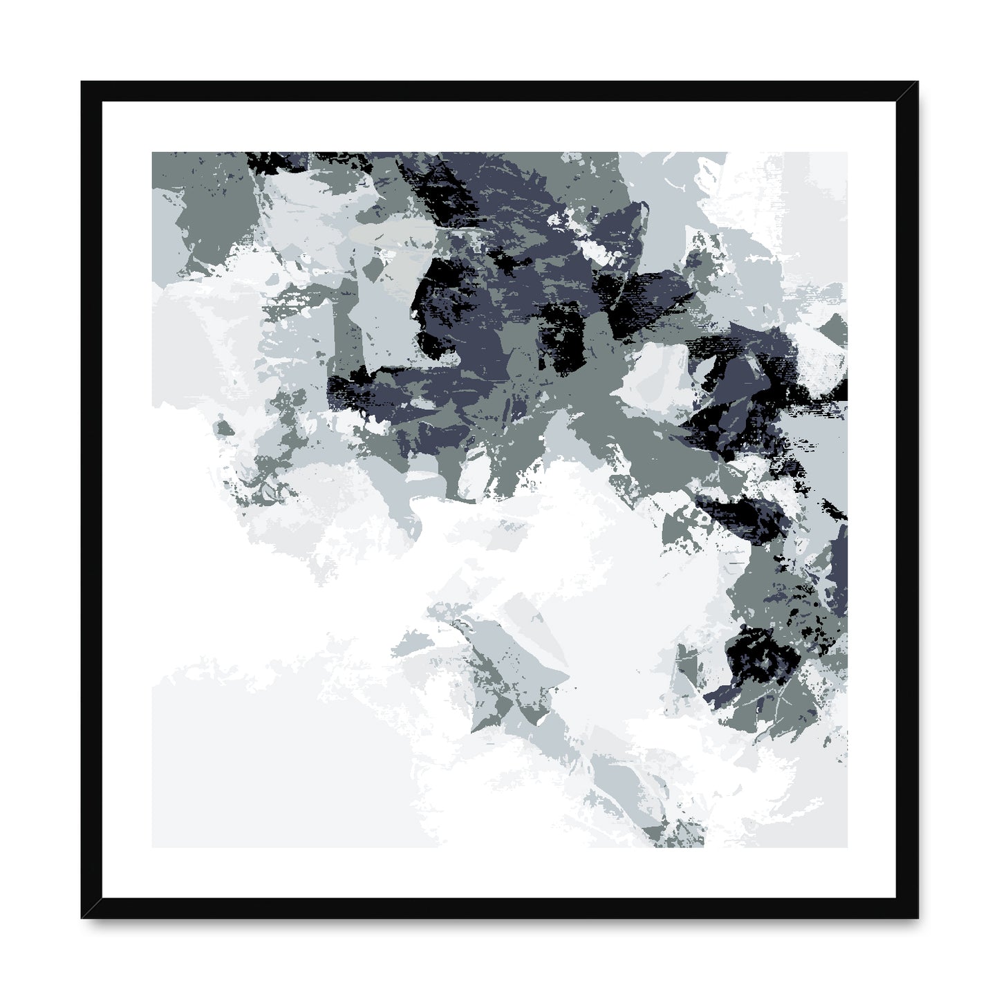 Framed Graphic Art Print, White Mat - 8x8 12x12 16x16 20x20 24x24 28x28 inches | FPS-1210-7693