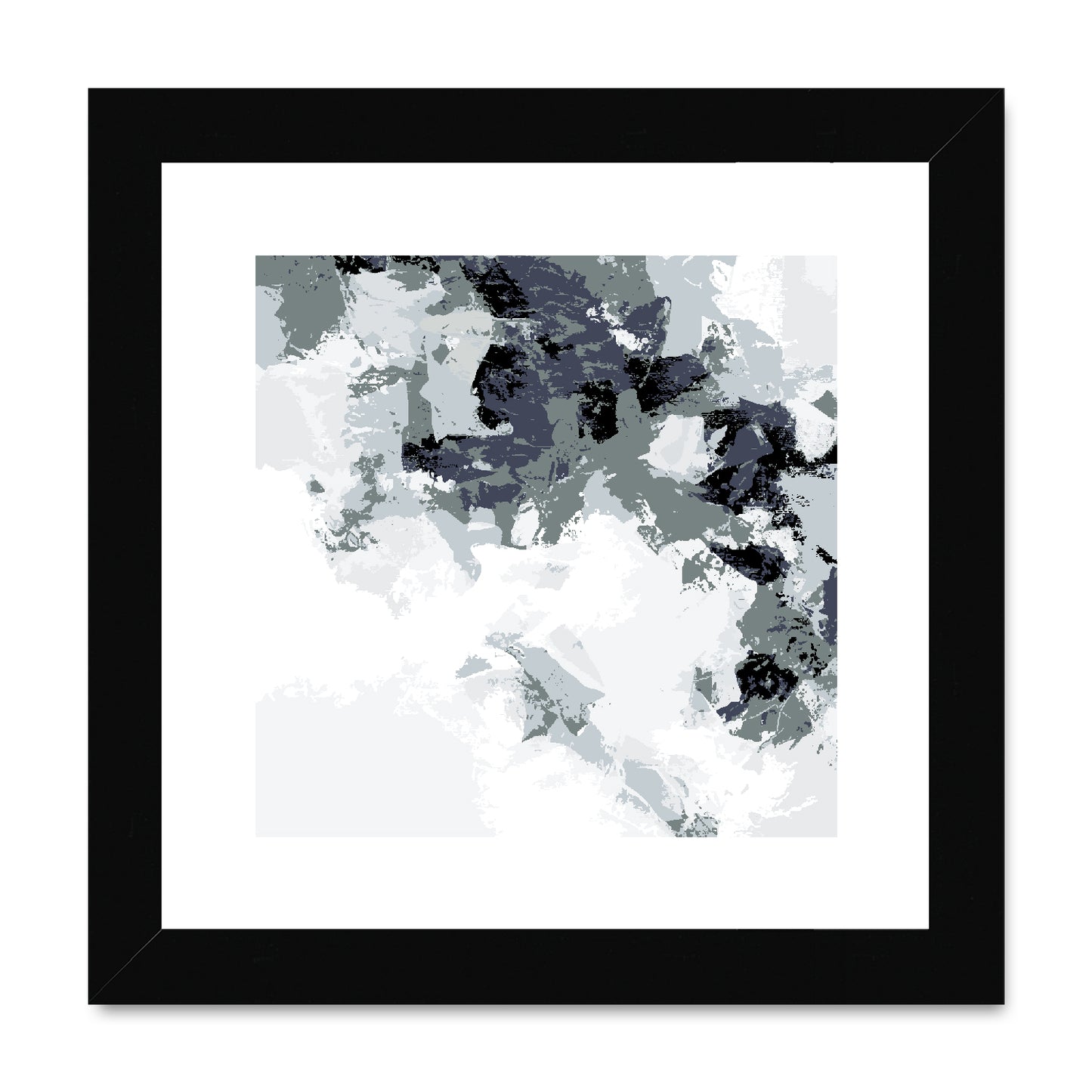 Framed Graphic Art Print, White Mat - 8x8 12x12 16x16 20x20 24x24 28x28 inches | FPS-1210-7693