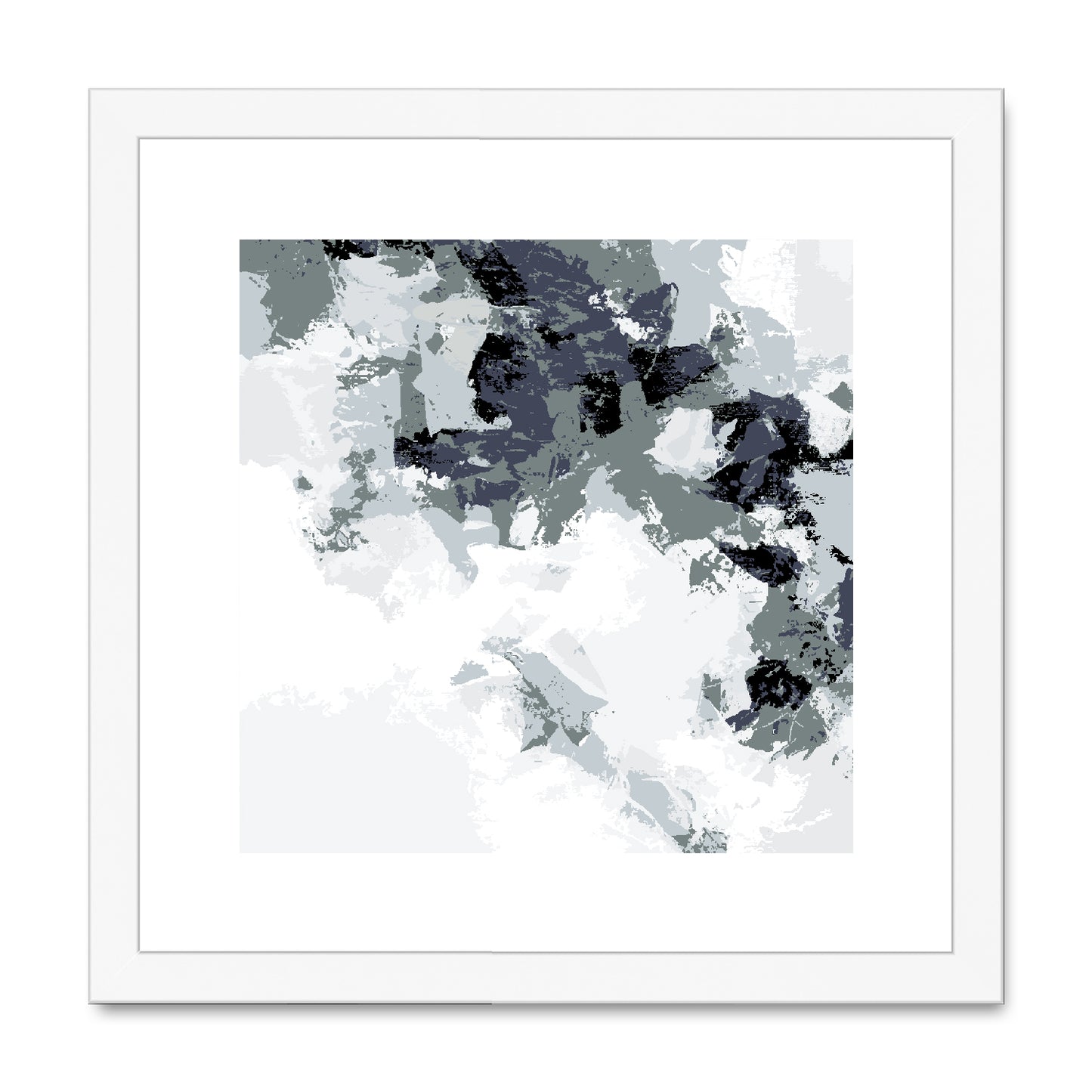 Framed Graphic Art Print, White Mat - 8x8 12x12 16x16 20x20 24x24 28x28 inches | FPS-1210-7693