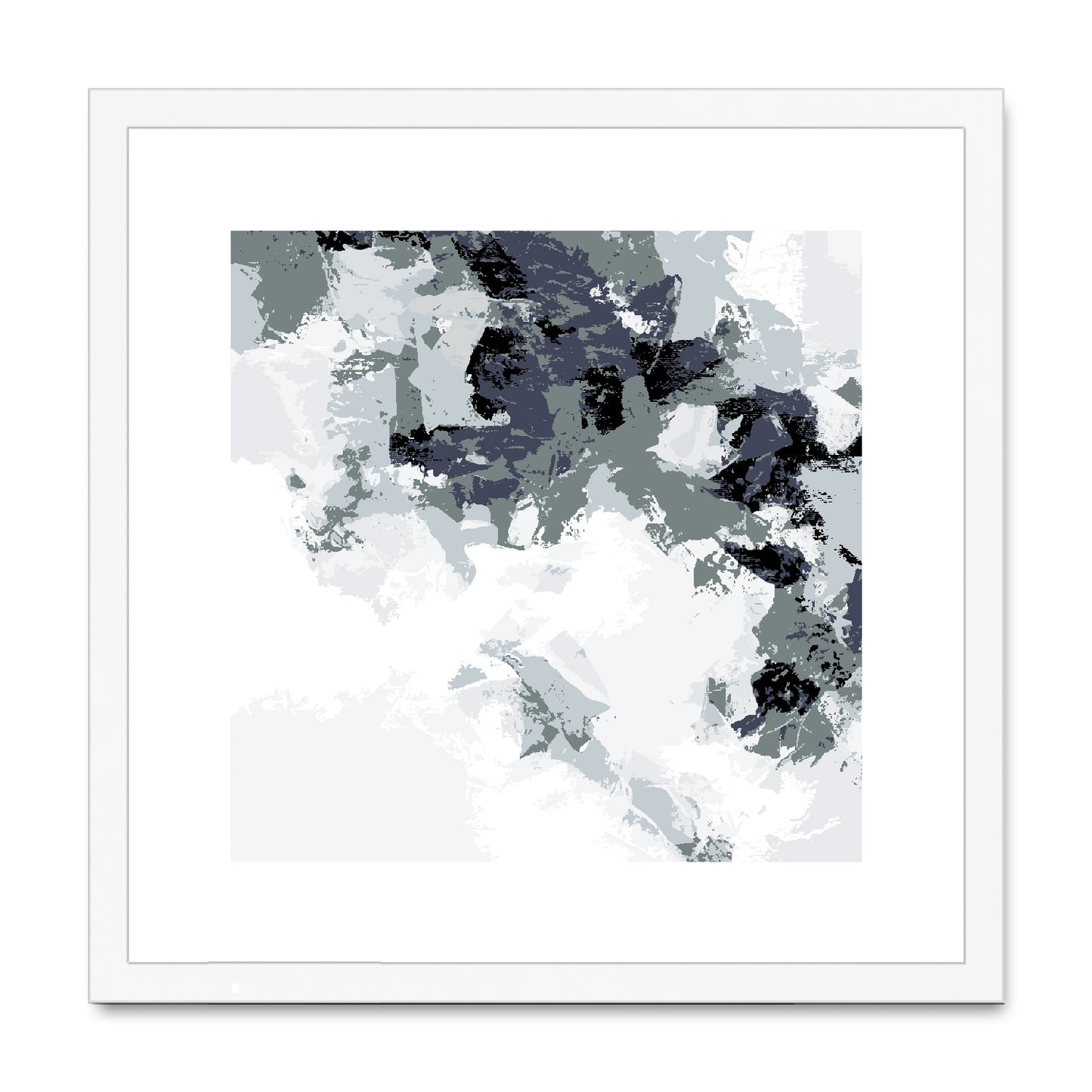 Framed Graphic Art Print, White Mat - 8x8 12x12 16x16 20x20 24x24 28x28 inches | FPS-1210-7693