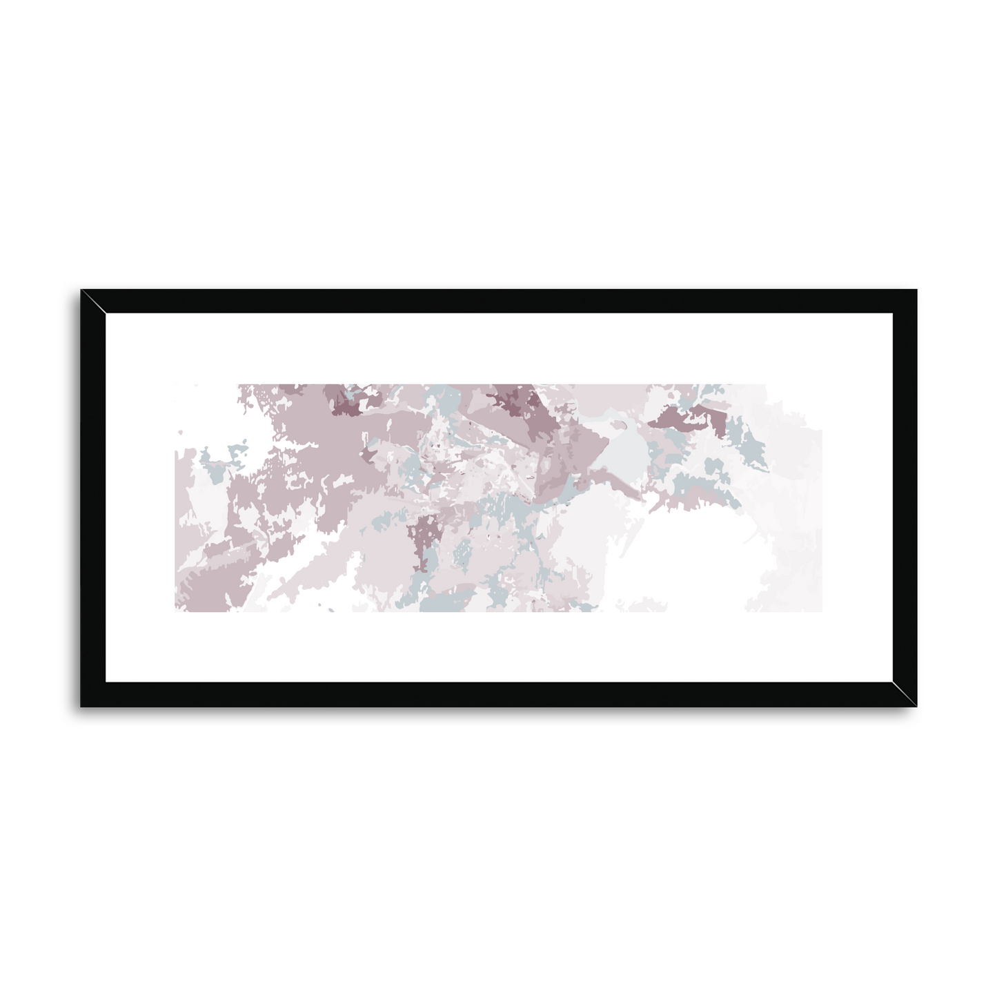 Framed Graphic Art Print, White Mat - 12x24 inches | FP-1210-7698