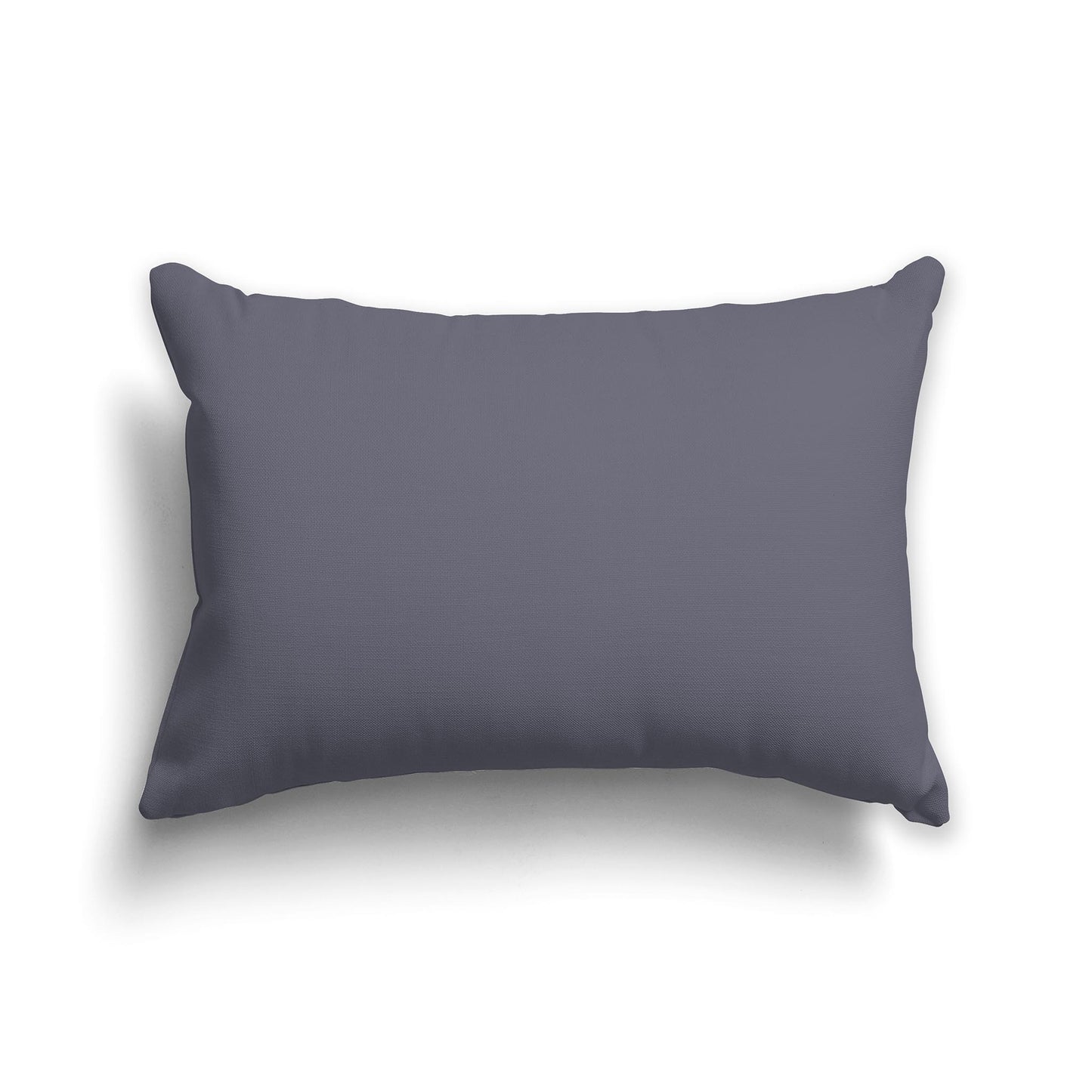 Square Throw Pillow in Solid Dark Grey