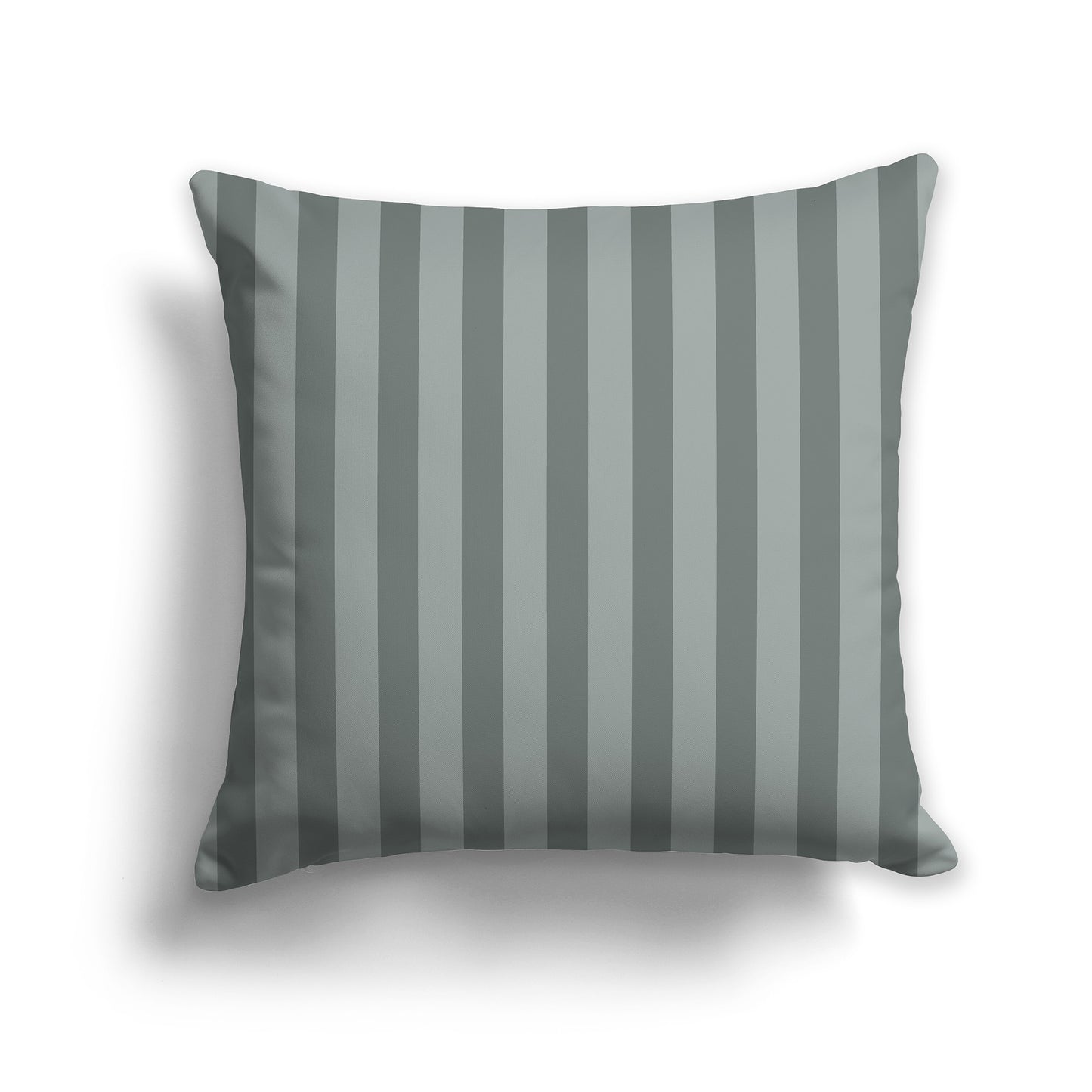 26 inch Throw Pillow with Two-tone Green Vertical Bars
