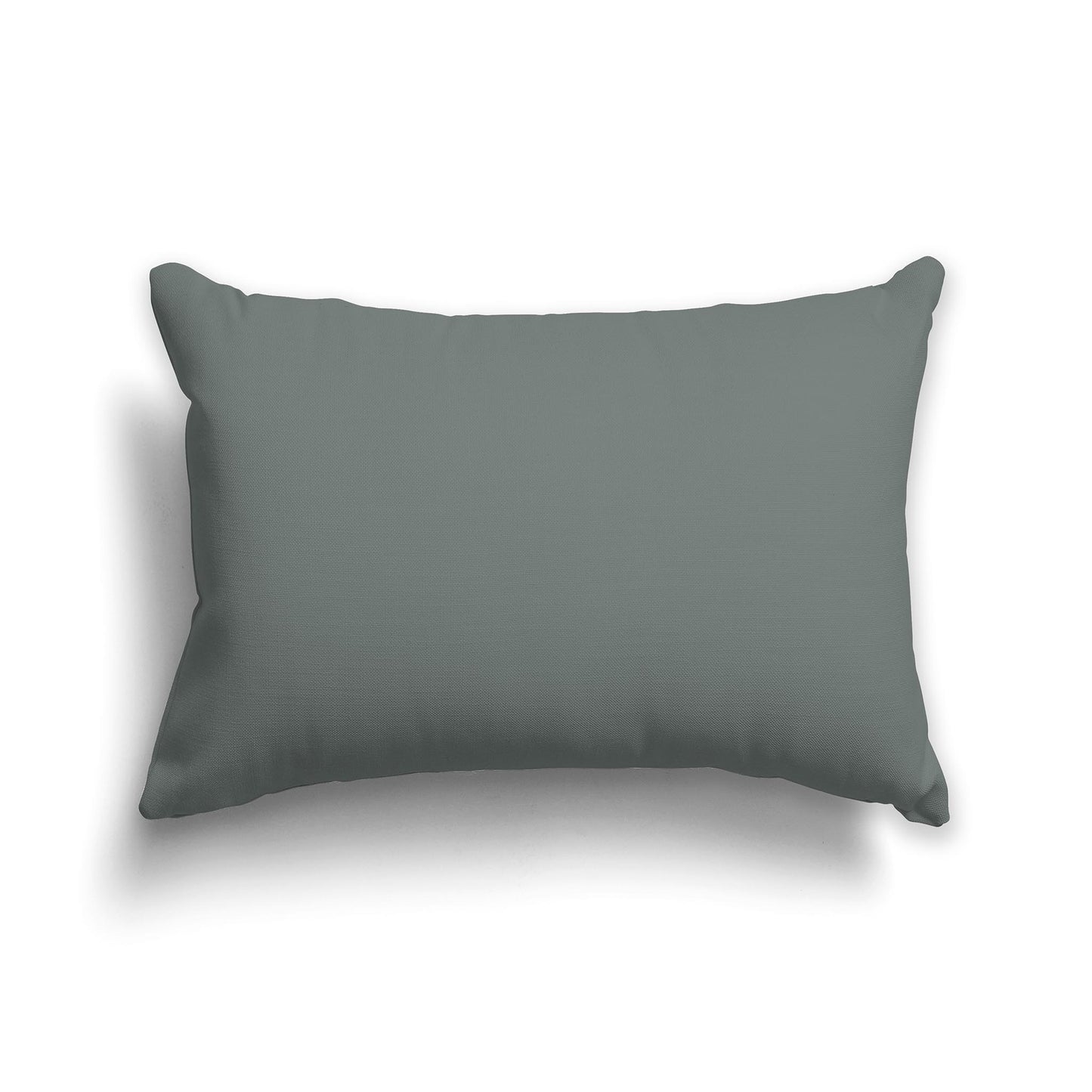 Square Throw Pillow in Solid Green