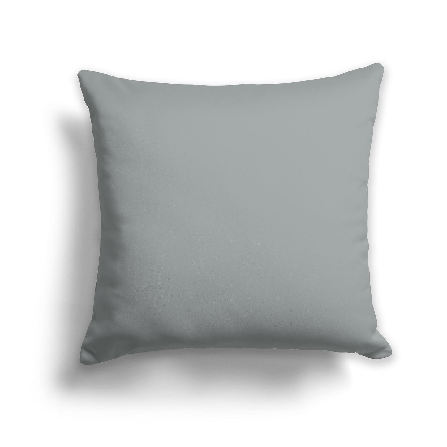 Square Throw Pillow in Solid Medium Green