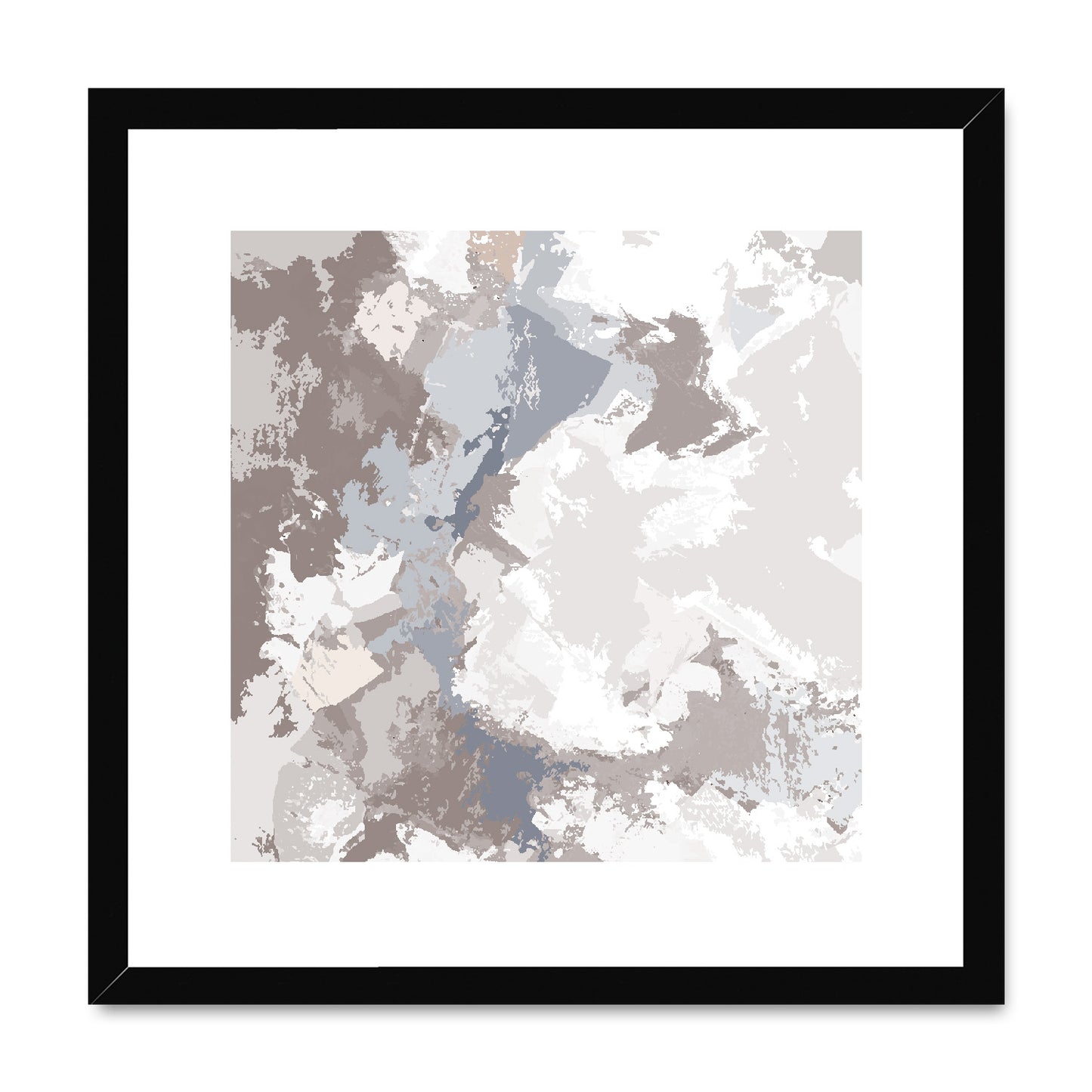 Framed Graphic Art Print, White Mat - 8x8 12x12 16x16 20x20 24x24 28x28 inches | FPS-1220-7691