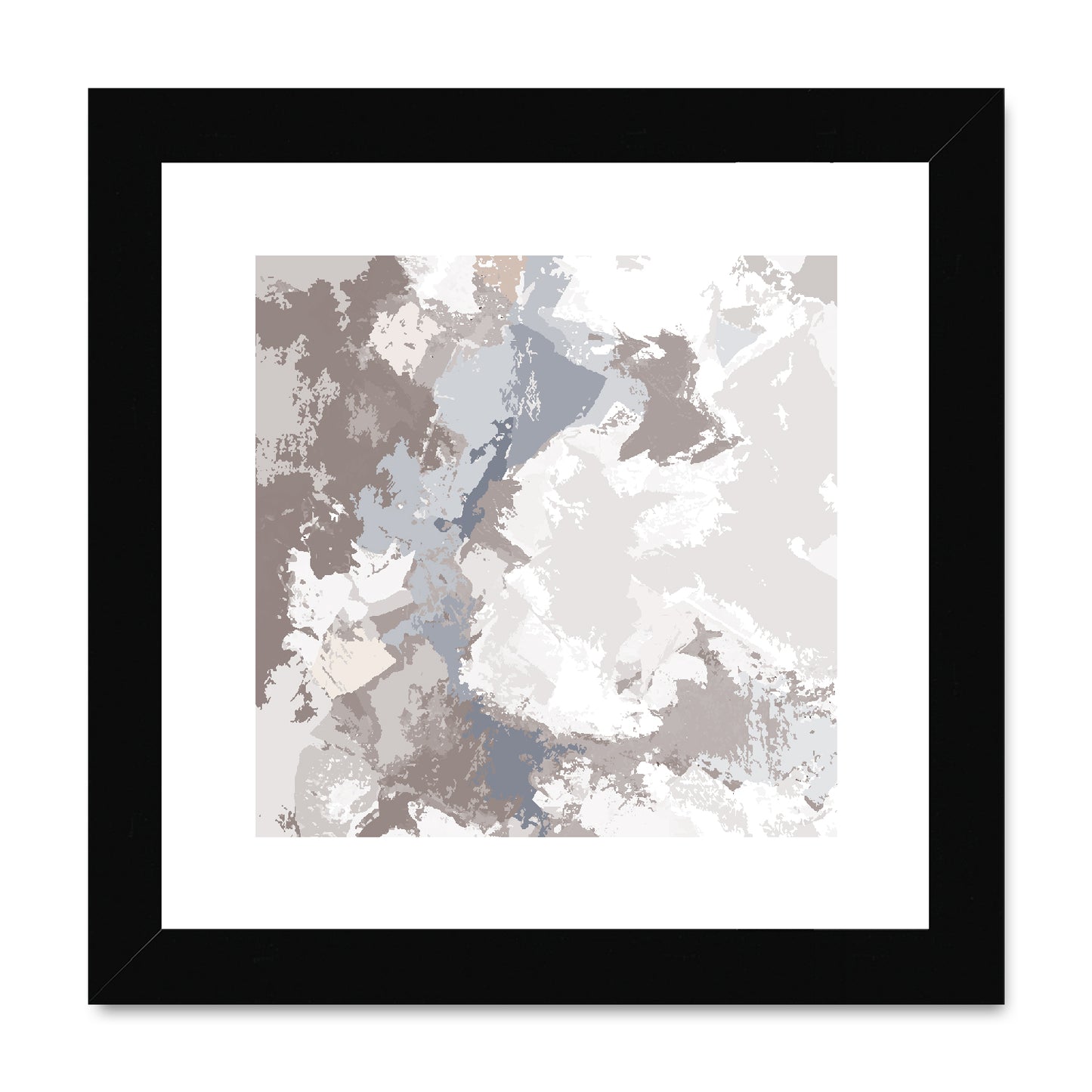 Framed Graphic Art Print, White Mat - 8x8 12x12 16x16 20x20 24x24 28x28 inches | FPS-1220-7691