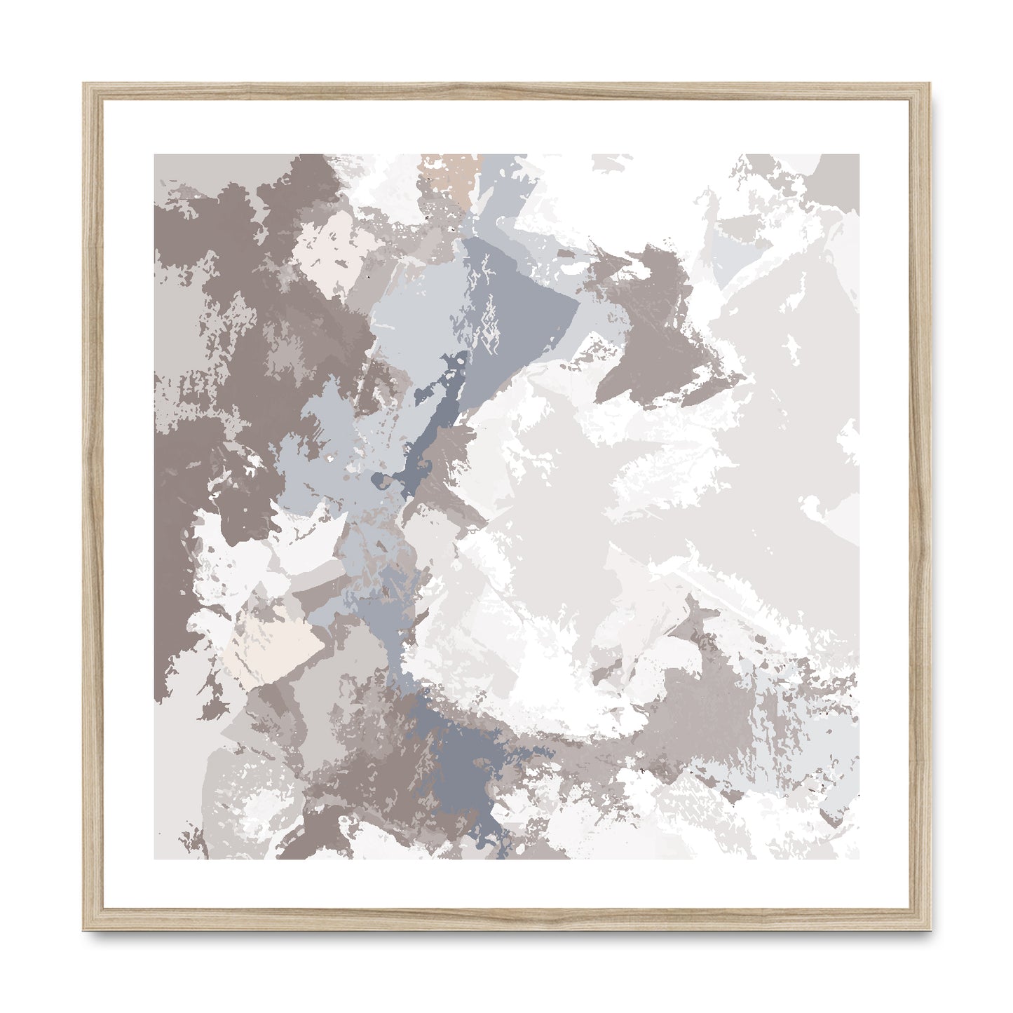 Framed Graphic Art Print, White Mat - 8x8 12x12 16x16 20x20 24x24 28x28 inches | FPS-1220-7691