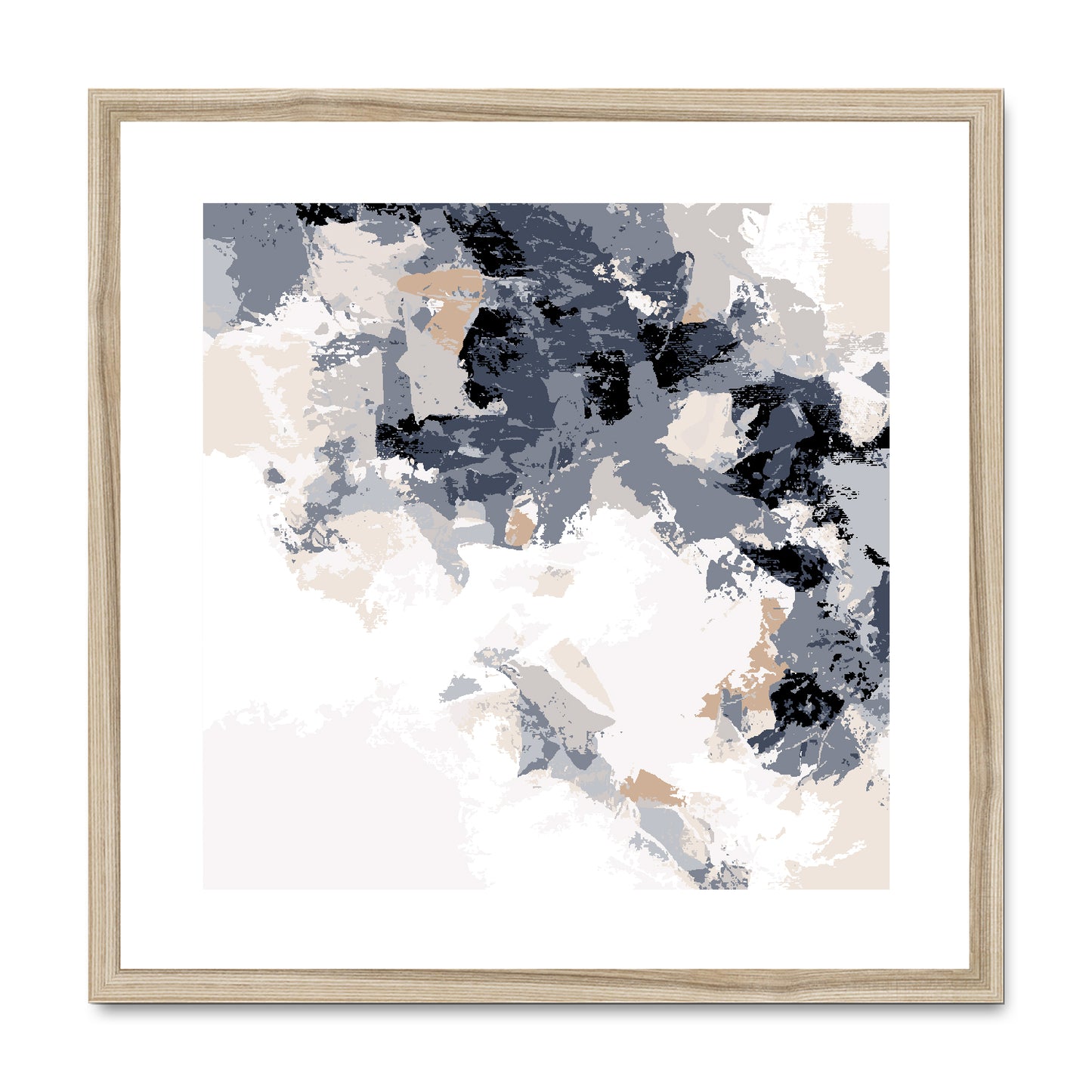 Framed Graphic Art Print, White Mat - 8x8 12x12 16x16 20x20 24x24 28x28 inches | FPS-1220-7693