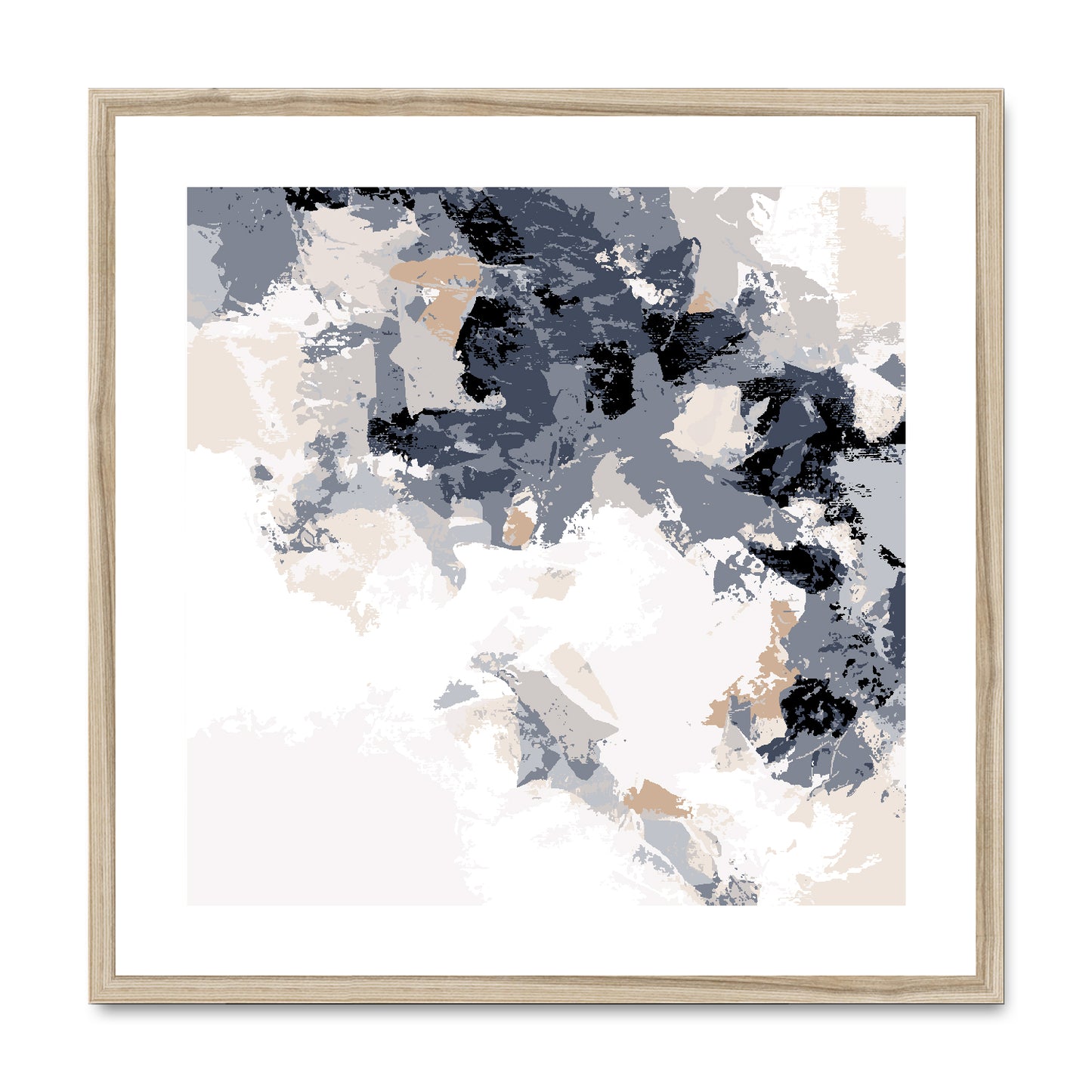 Framed Graphic Art Print, White Mat - 8x8 12x12 16x16 20x20 24x24 28x28 inches | FPS-1220-7693