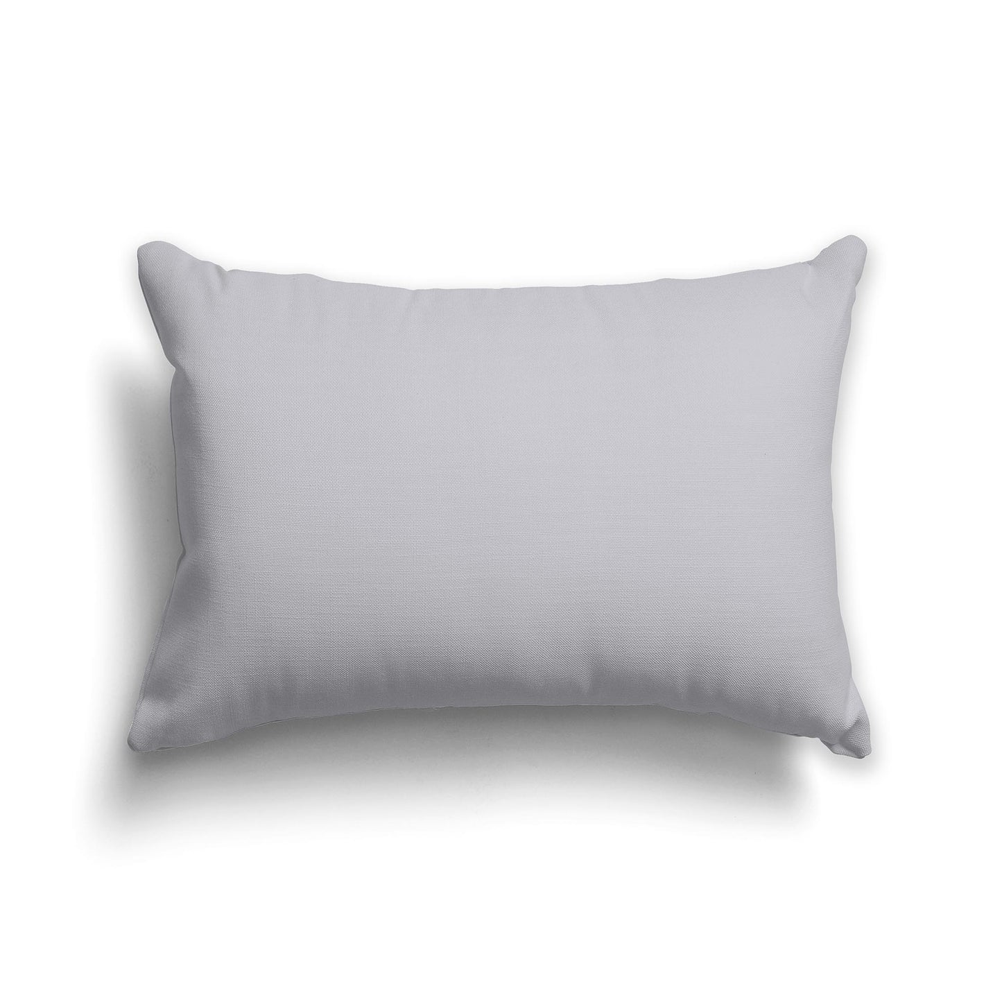Square Throw Pillow in Solid Light Grey