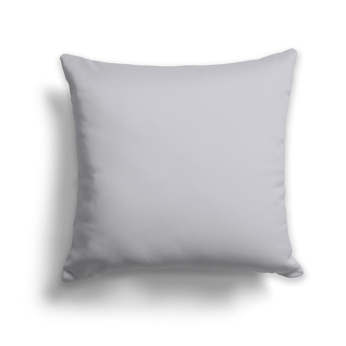 Square Throw Pillow in Solid Light Grey
