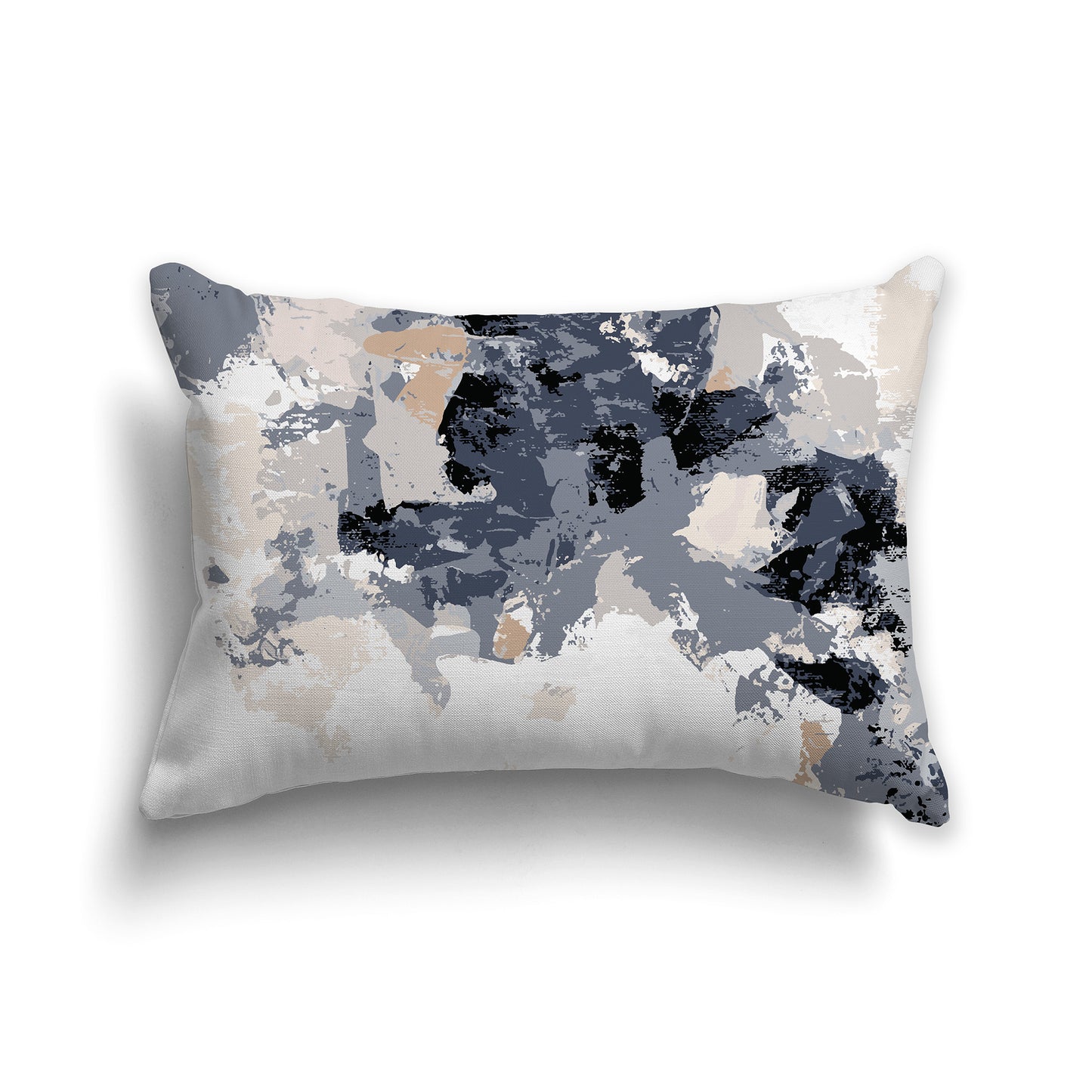 Lumbar Throw Pillow featuring graphic art from the Hidden Fossil Collection