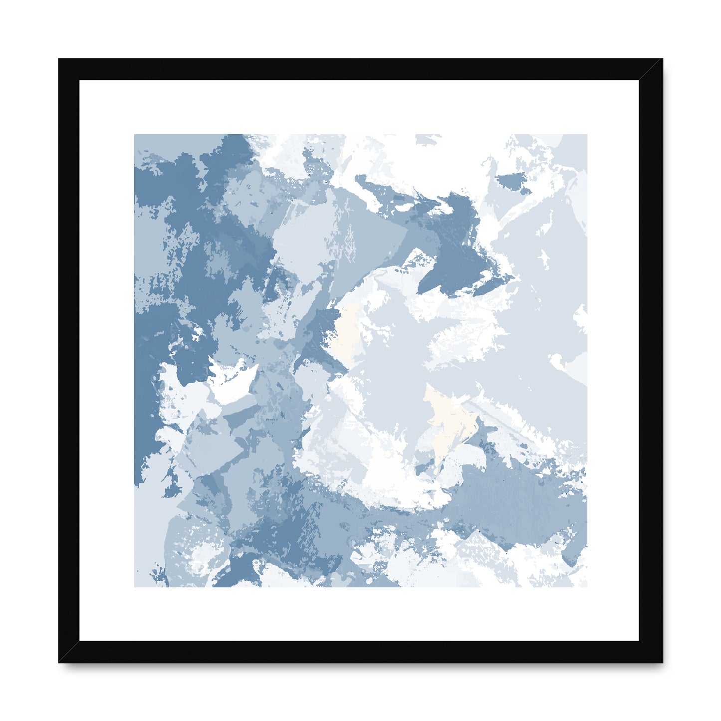 Framed Graphic Art Print, White Mat - 8x8 12x12 16x16 20x20 24x24 28x28 inches | FPS-1230-7691