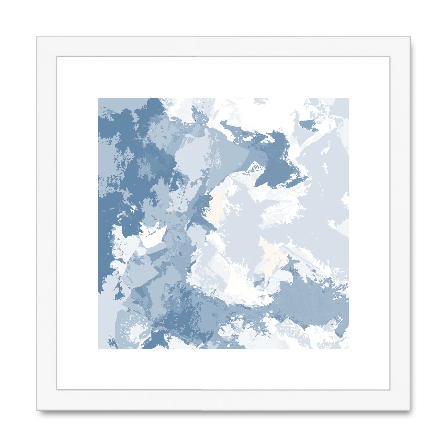 Framed Graphic Art Print, White Mat - 8x8 12x12 16x16 20x20 24x24 28x28 inches | FPS-1230-7691