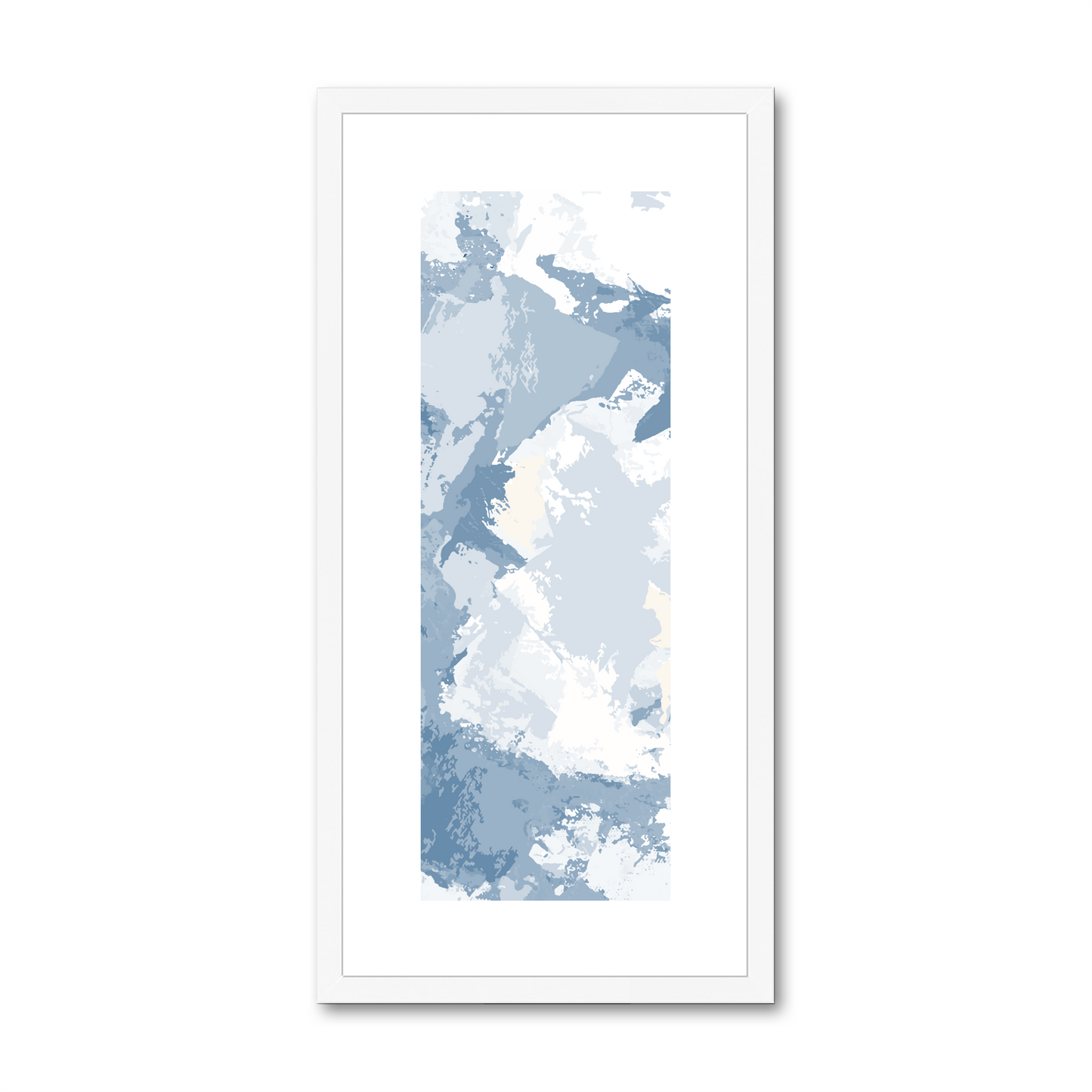 Framed Graphic Art Print, White Mat - 12x24 inches | FP-1230-7691