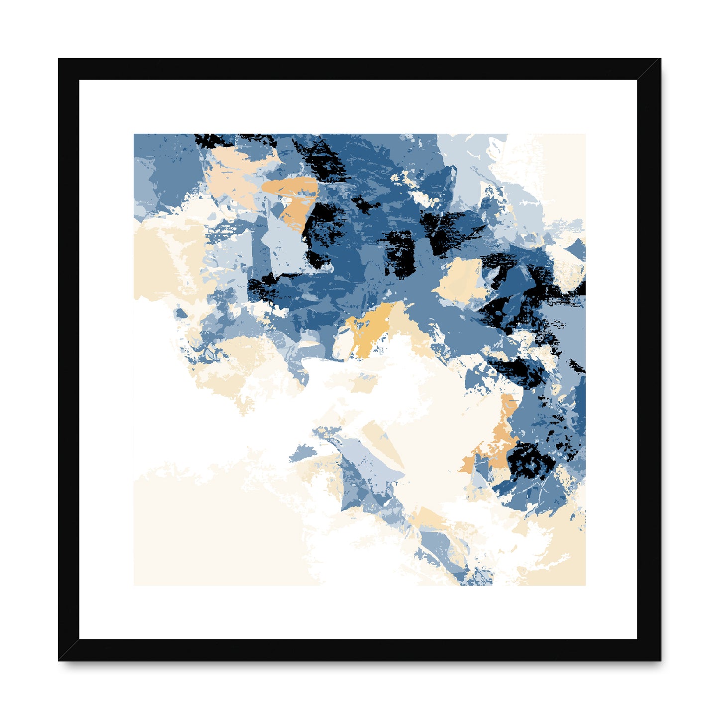 Framed Graphic Art Print, White Mat - 8x8 12x12 16x16 20x20 24x24 28x28 inches | FPS-1230-7693
