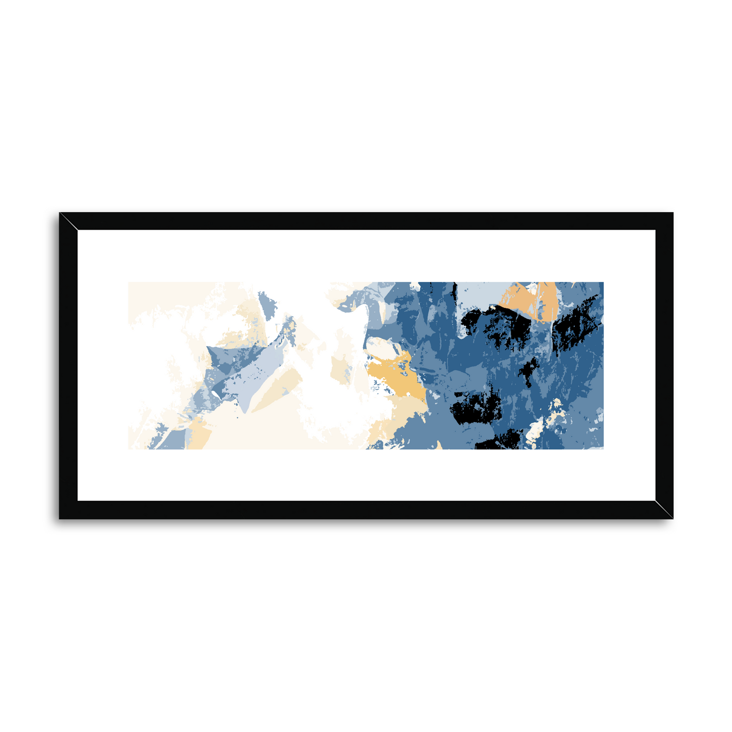 Framed Graphic Art Print, White Mat - 12x24 inches | FP-1230-7693