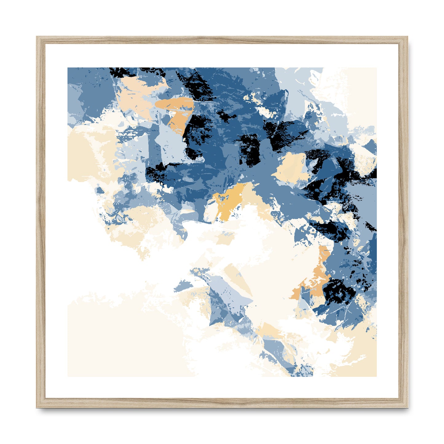 Framed Graphic Art Print, White Mat - 8x8 12x12 16x16 20x20 24x24 28x28 inches | FPS-1230-7693