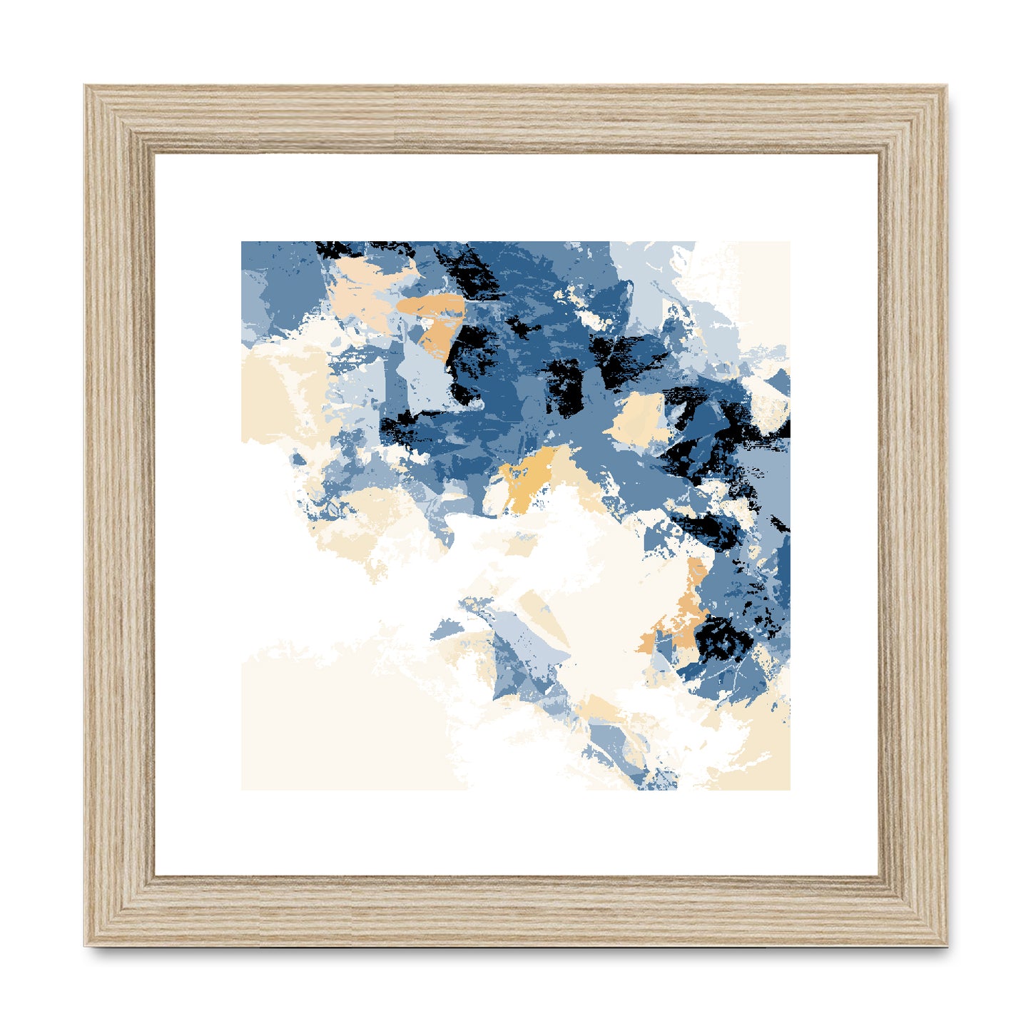 Framed Graphic Art Print, White Mat - 8x8 12x12 16x16 20x20 24x24 28x28 inches | FPS-1230-7693