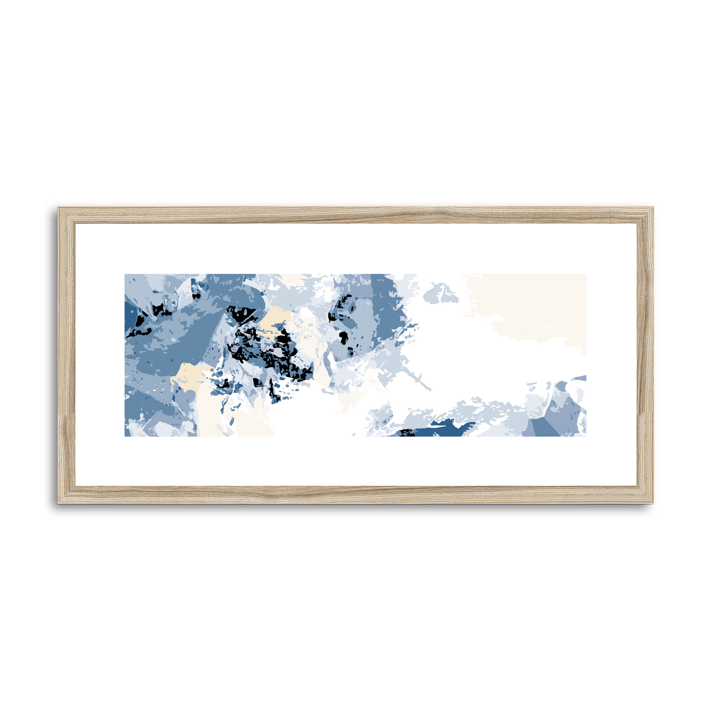Framed Graphic Art Print, White Mat - 12x24 inches | FP-1230-7694
