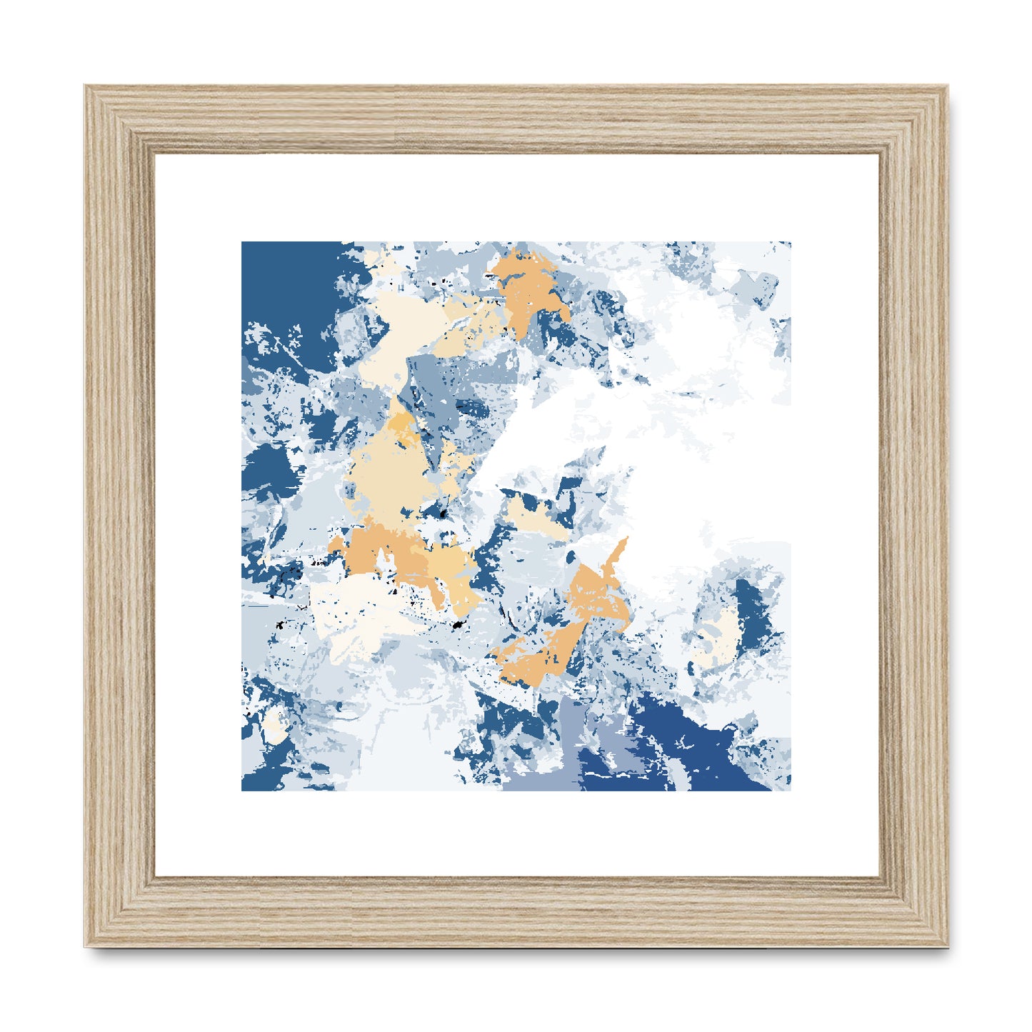 Framed Graphic Art Print, White Mat - 8x8 12x12 16x16 20x20 24x24 28x28 inches | FPS-1230-7695