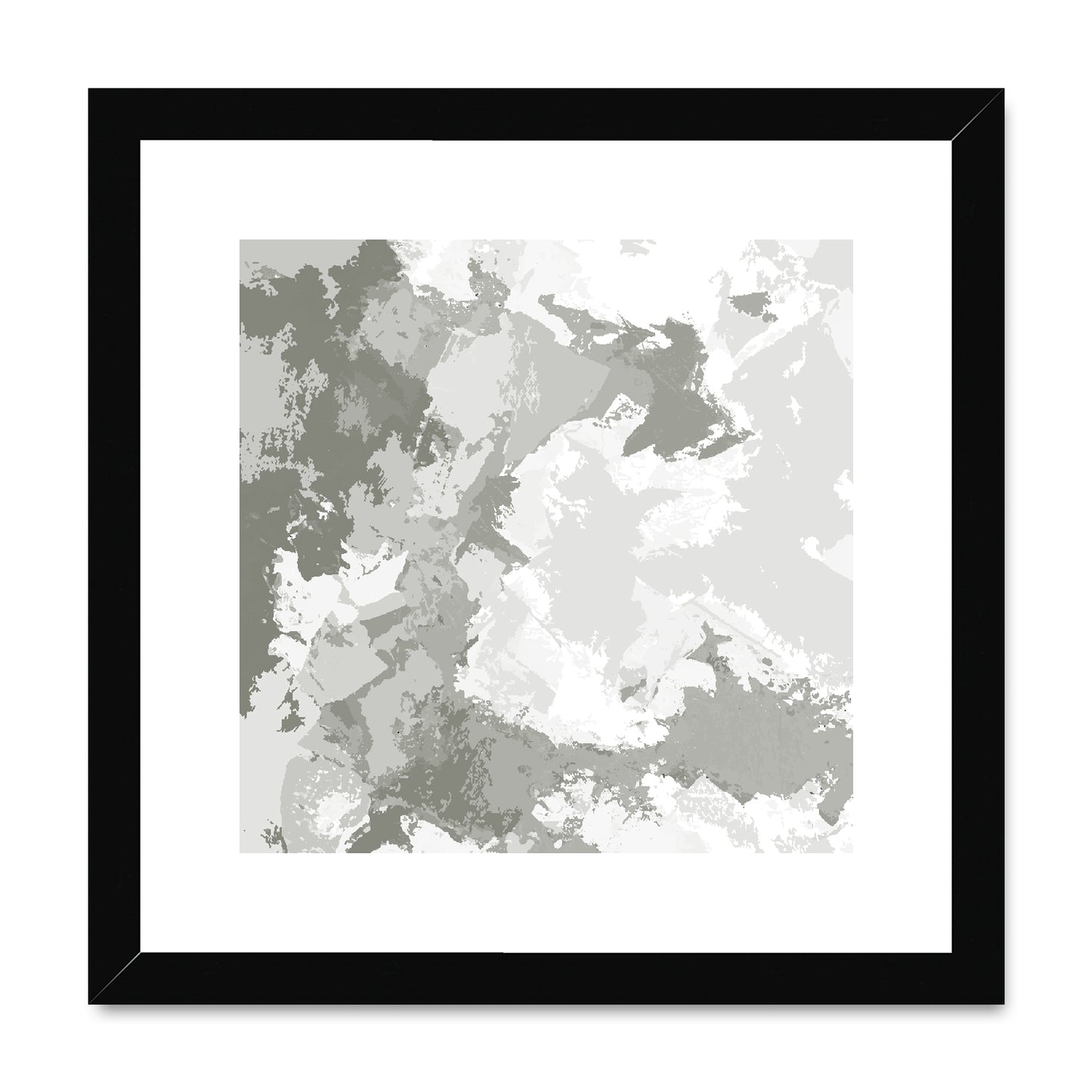 Framed Graphic Art Print, White Mat - 8x8 12x12 16x16 20x20 24x24 28x28 inches | FPS-1240-7691