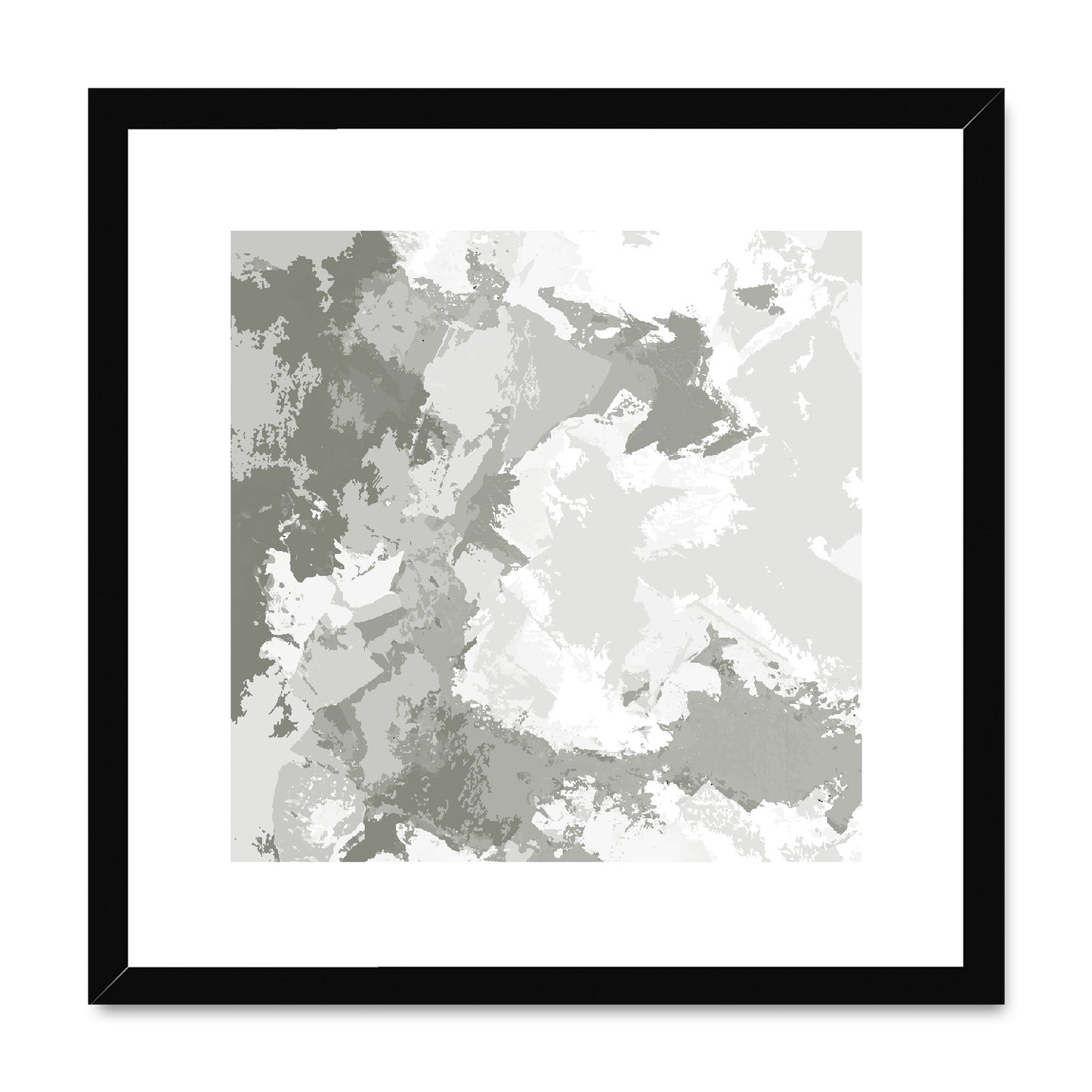 Framed Graphic Art Print, White Mat - 8x8 12x12 16x16 20x20 24x24 28x28 inches | FPS-1240-7691