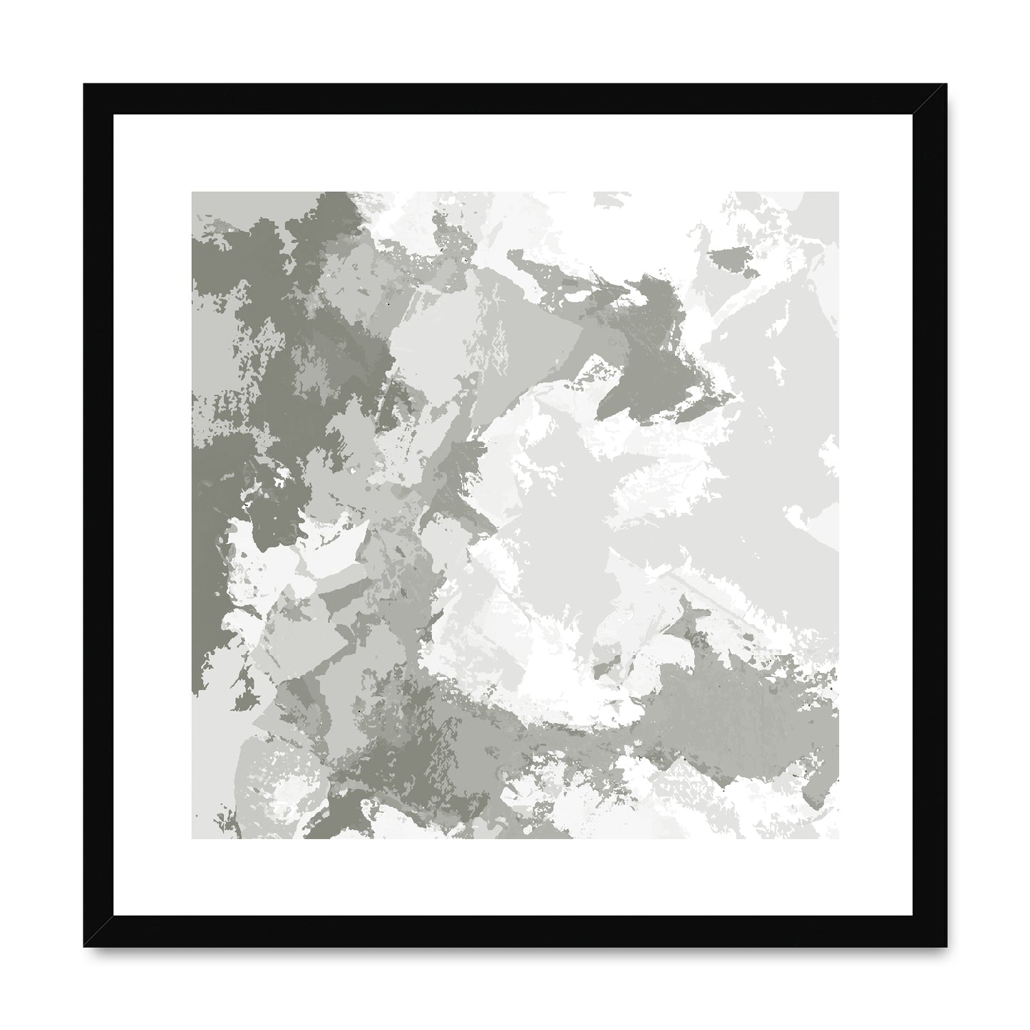 Framed Graphic Art Print, White Mat - 8x8 12x12 16x16 20x20 24x24 28x28 inches | FPS-1240-7691