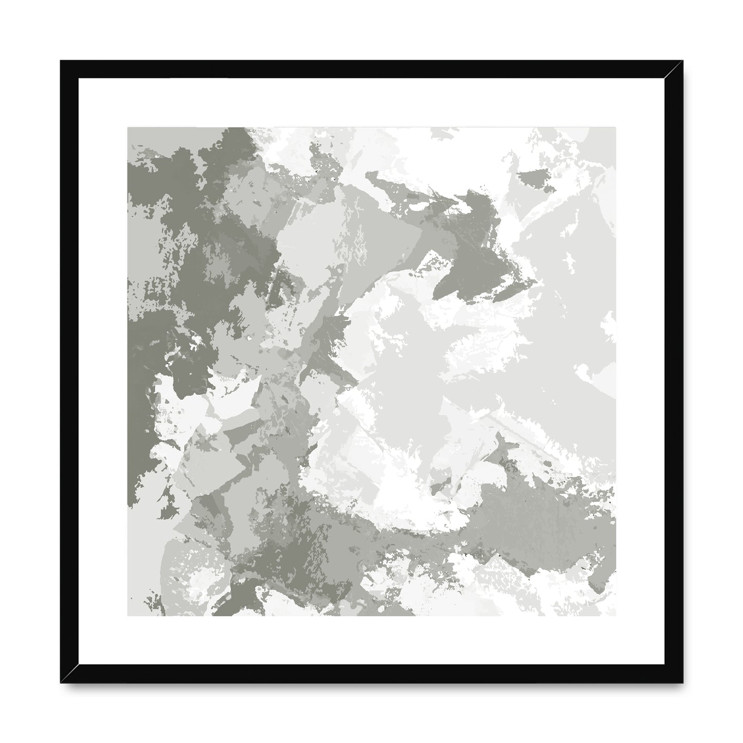 Framed Graphic Art Print, White Mat - 8x8 12x12 16x16 20x20 24x24 28x28 inches | FPS-1240-7691