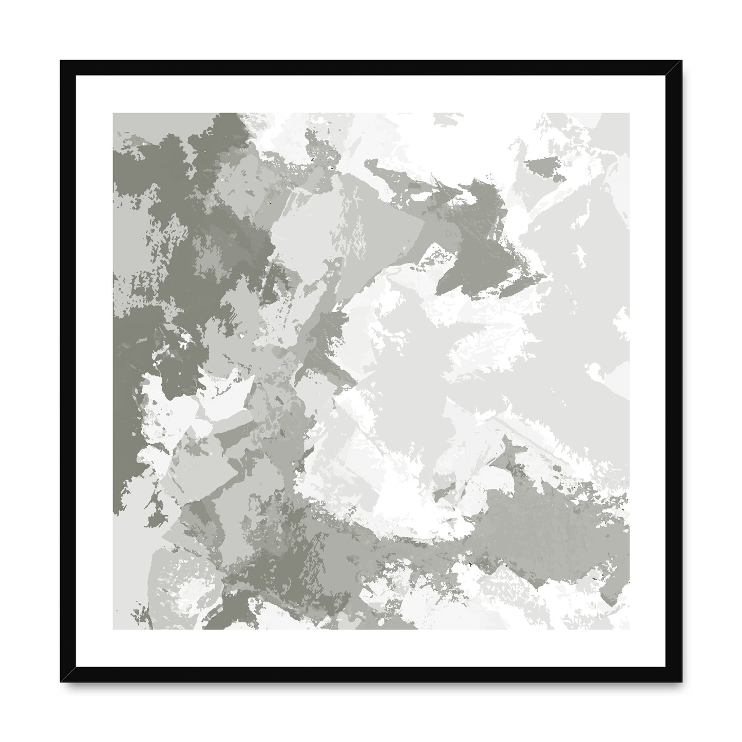 Framed Graphic Art Print, White Mat - 8x8 12x12 16x16 20x20 24x24 28x28 inches | FPS-1240-7691