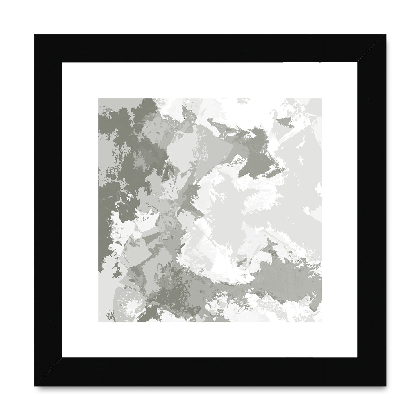Framed Graphic Art Print, White Mat - 8x8 12x12 16x16 20x20 24x24 28x28 inches | FPS-1240-7691