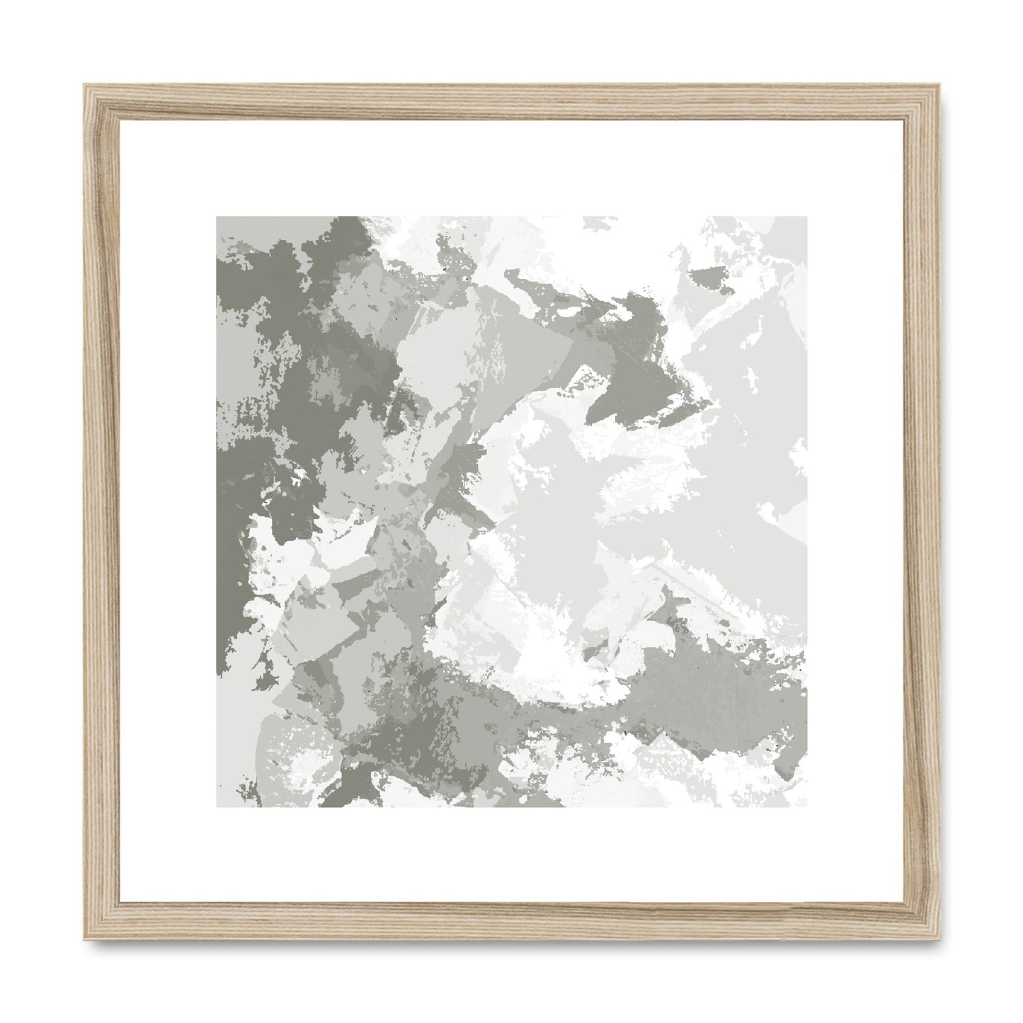 Framed Graphic Art Print, White Mat - 8x8 12x12 16x16 20x20 24x24 28x28 inches | FPS-1240-7691