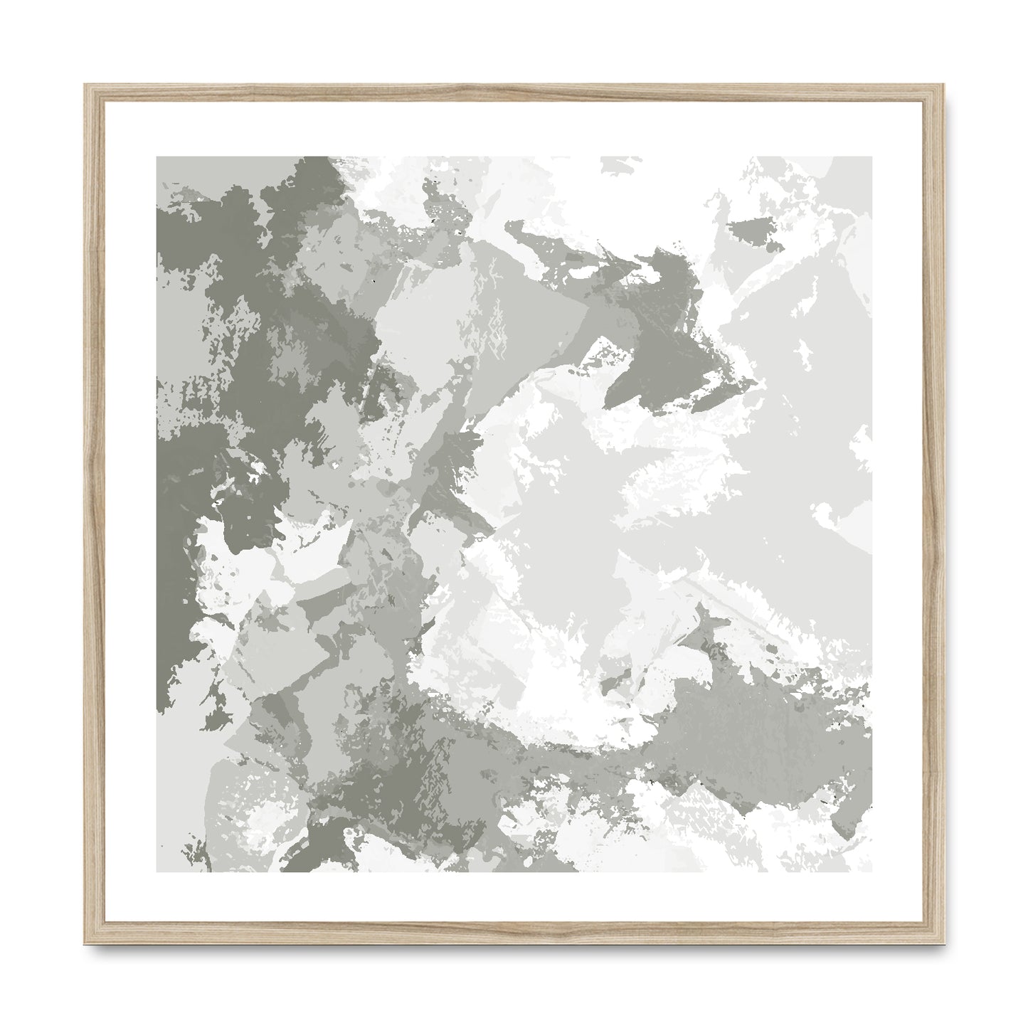 Framed Graphic Art Print, White Mat - 8x8 12x12 16x16 20x20 24x24 28x28 inches | FPS-1240-7691