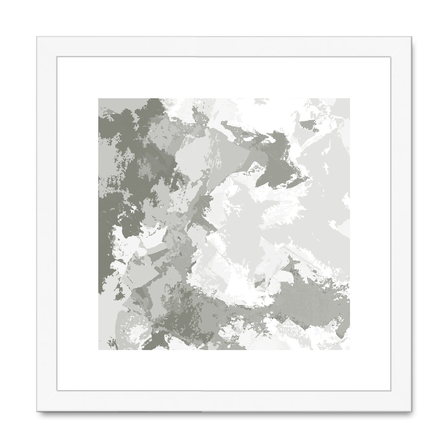 Framed Graphic Art Print, White Mat - 8x8 12x12 16x16 20x20 24x24 28x28 inches | FPS-1240-7691