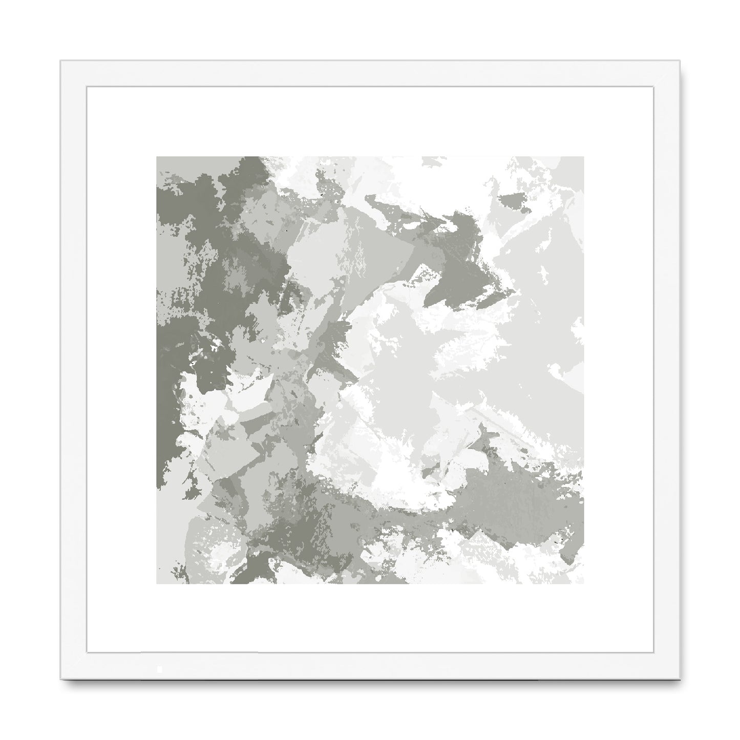 Framed Graphic Art Print, White Mat - 8x8 12x12 16x16 20x20 24x24 28x28 inches | FPS-1240-7691