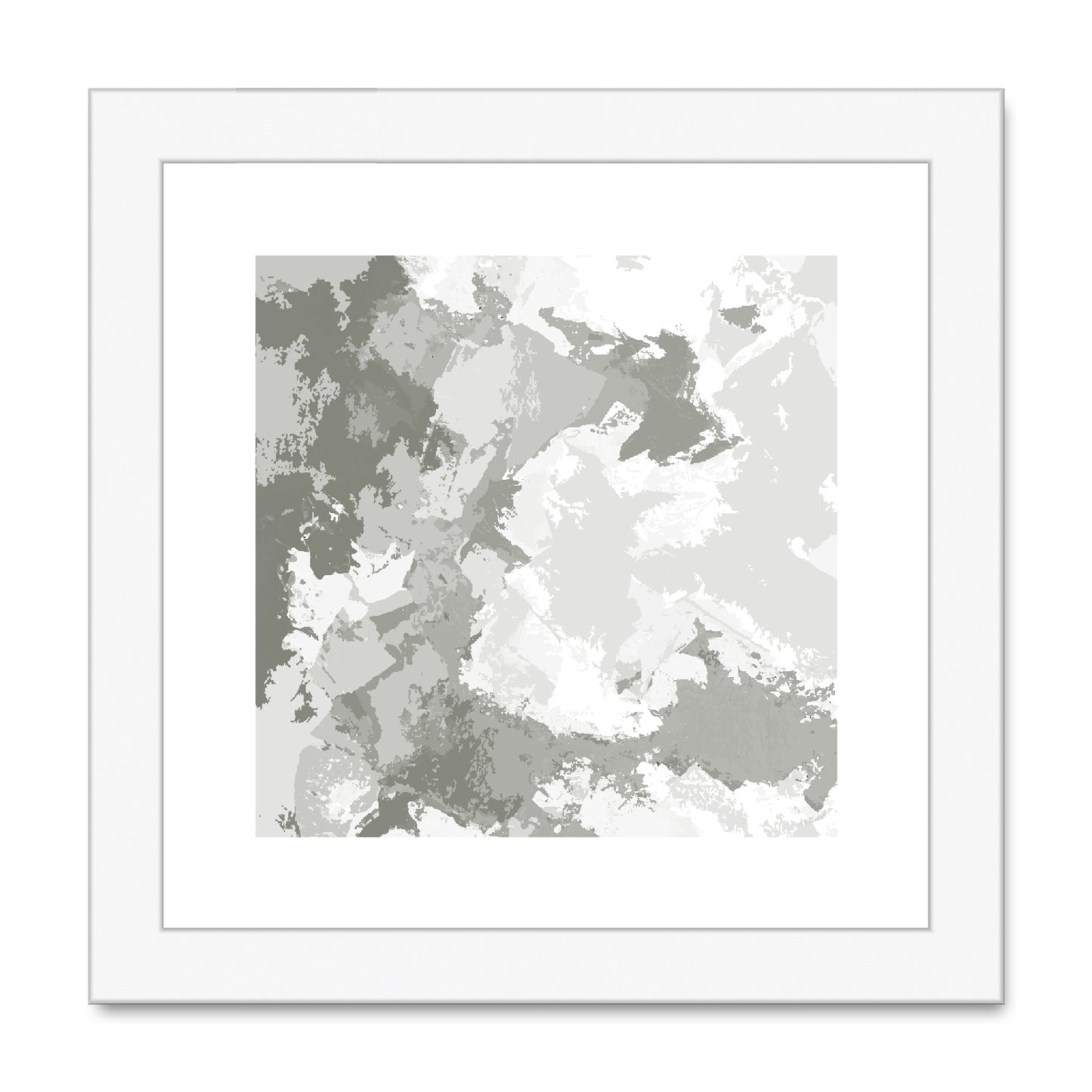 Framed Graphic Art Print, White Mat - 8x8 12x12 16x16 20x20 24x24 28x28 inches | FPS-1240-7691