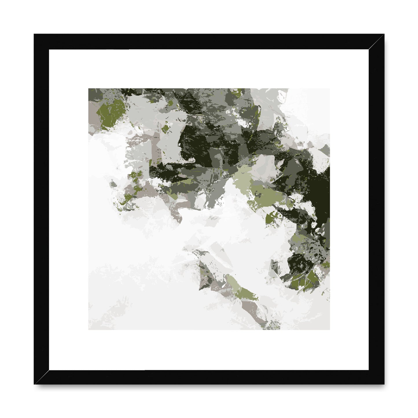Framed Graphic Art Print, White Mat - 8x8 12x12 16x16 20x20 24x24 28x28 inches | FPS-1240-7693