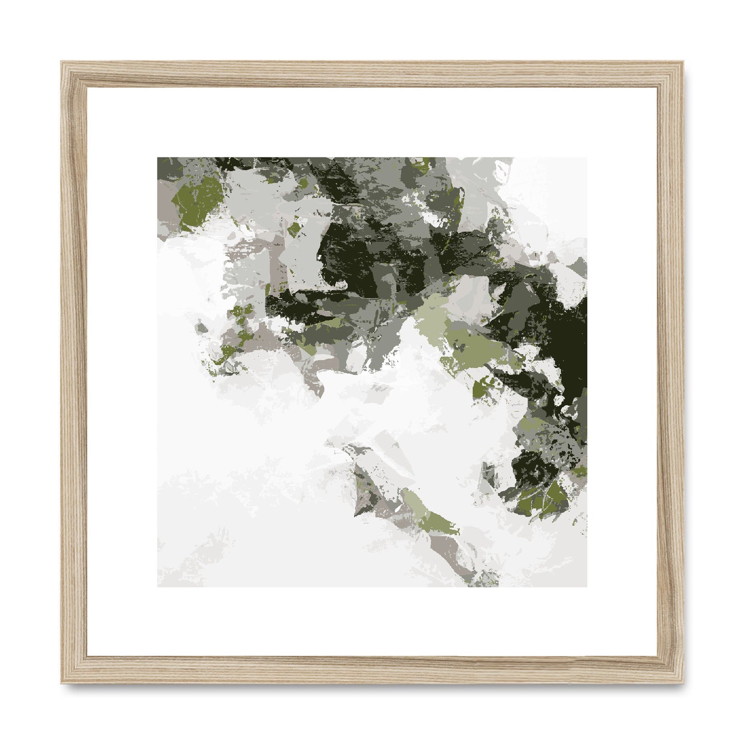 Framed Graphic Art Print, White Mat - 8x8 12x12 16x16 20x20 24x24 28x28 inches | FPS-1240-7693