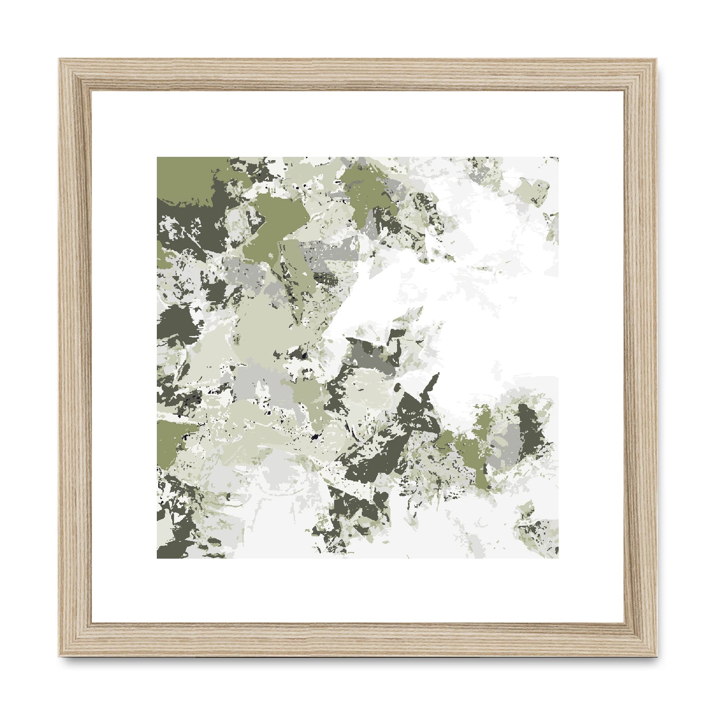 Framed Graphic Art Print, White Mat - 8x8 12x12 16x16 20x20 24x24 28x28 inches | FPS-1240-7695